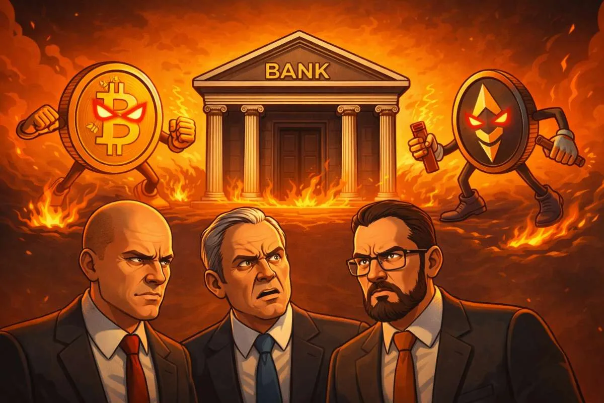 crypto bedreiging voor banken