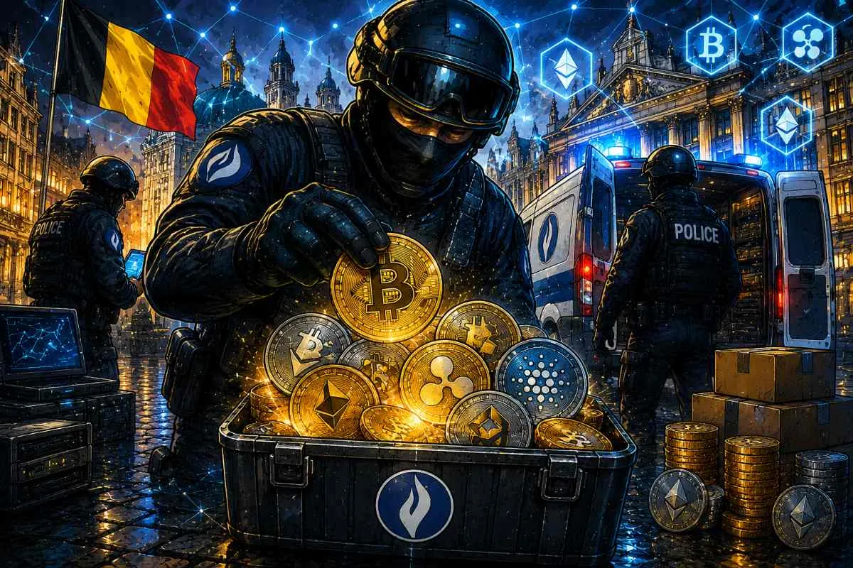 België crypto in beslag