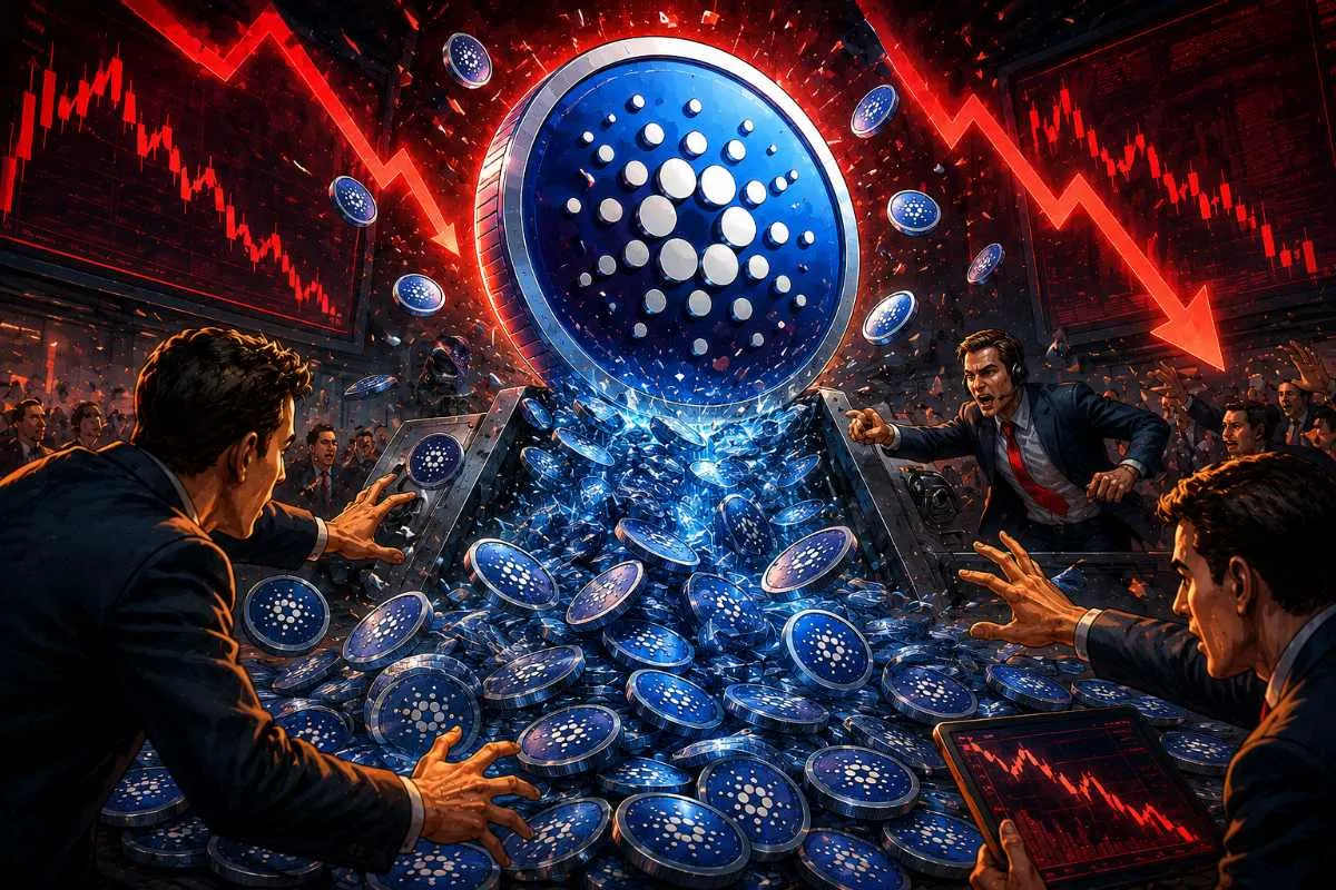 Cardano koers prijsdaling