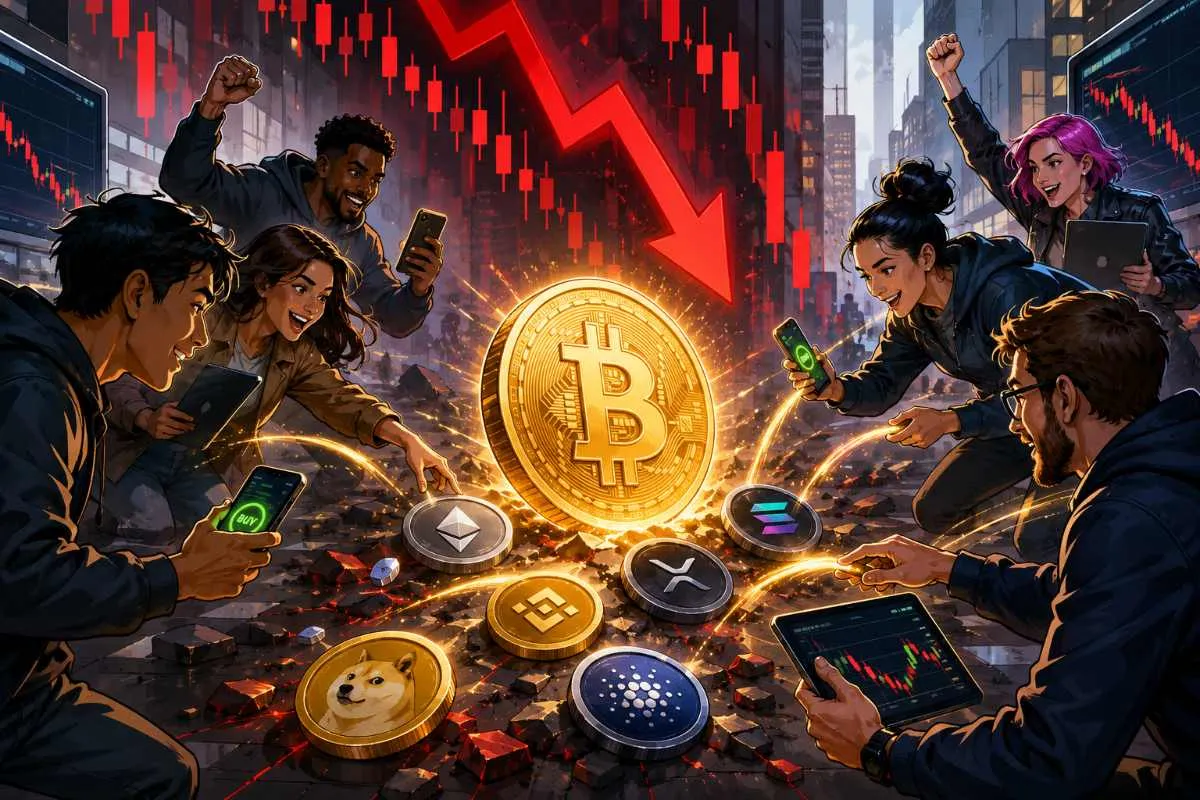 Crypto-investeerders kopen dip