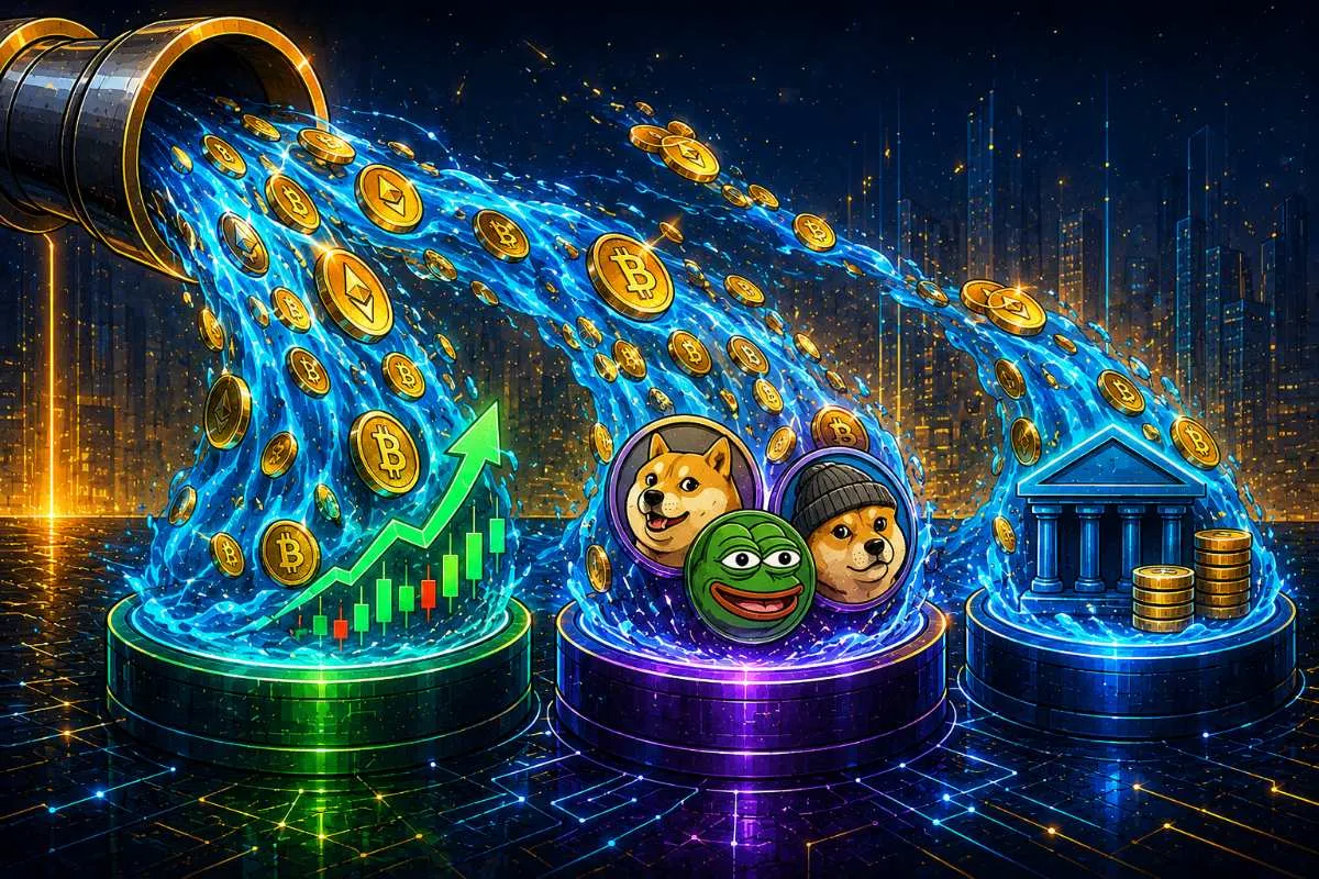 DeFi-markt memecoins, lending, perps