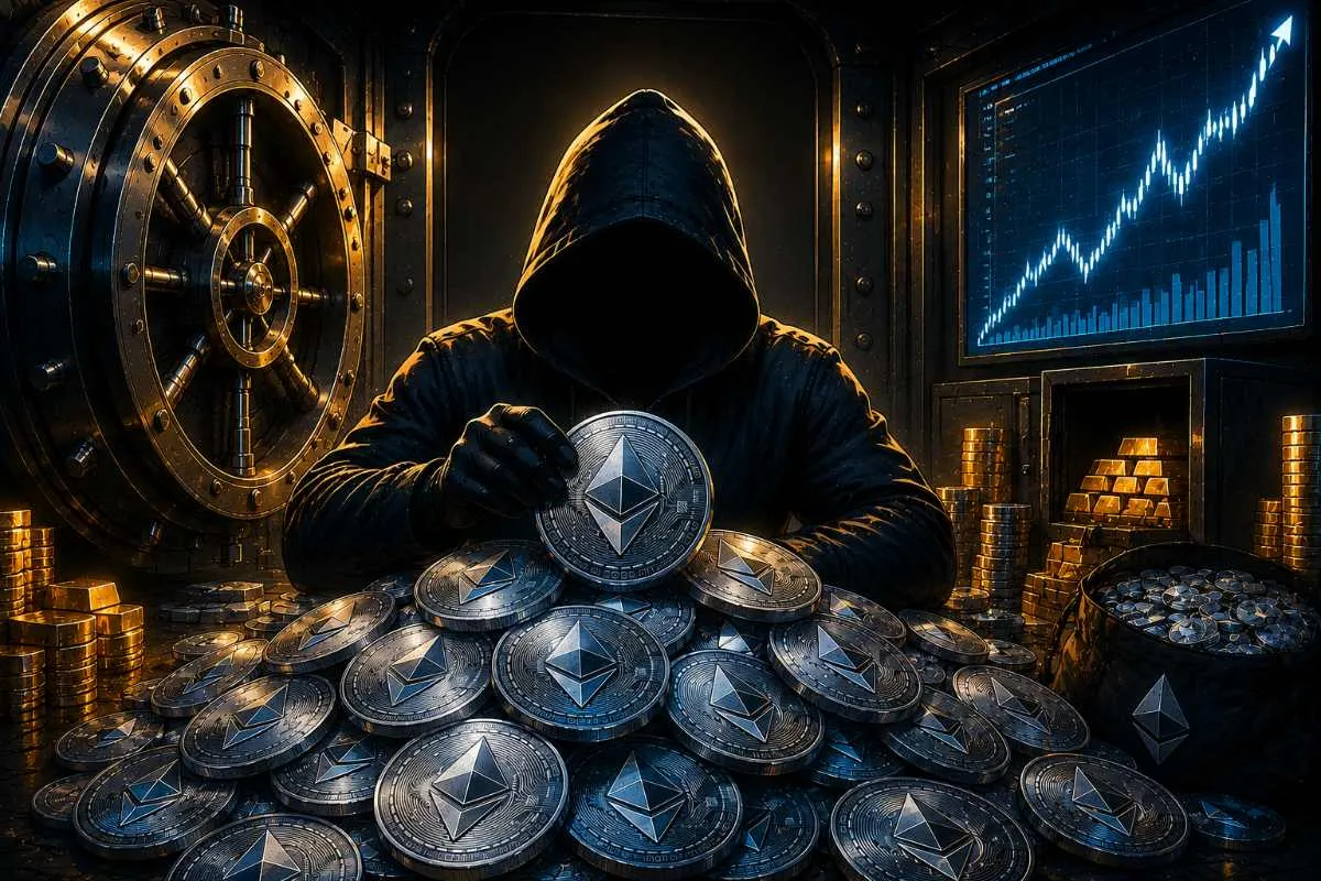 Whale koopt Ethereum