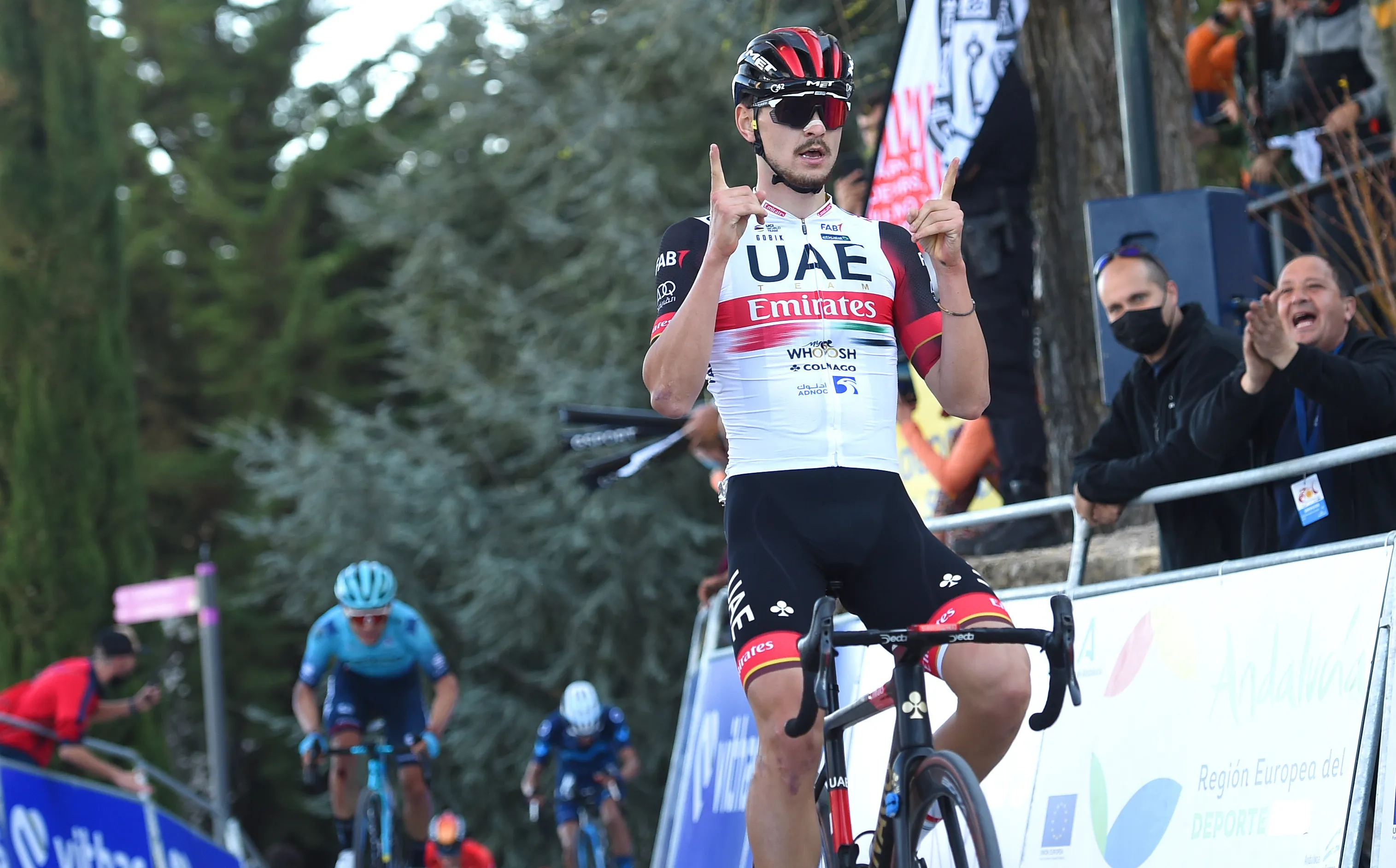 Alessandro Covi's brave attempt in the final sprint " but had really fast riders ahead and probably couldn’t do better"