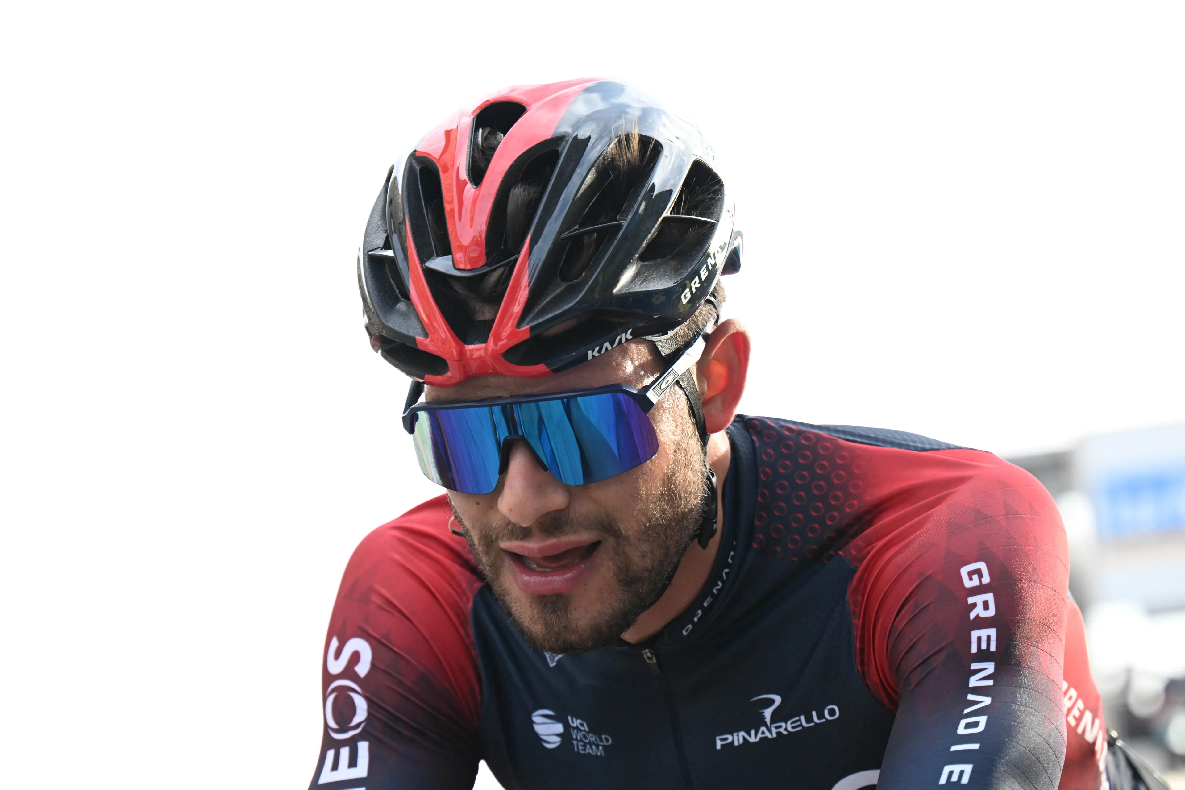 Filippo Ganna undergoing specific training for Paris-Roubaix
