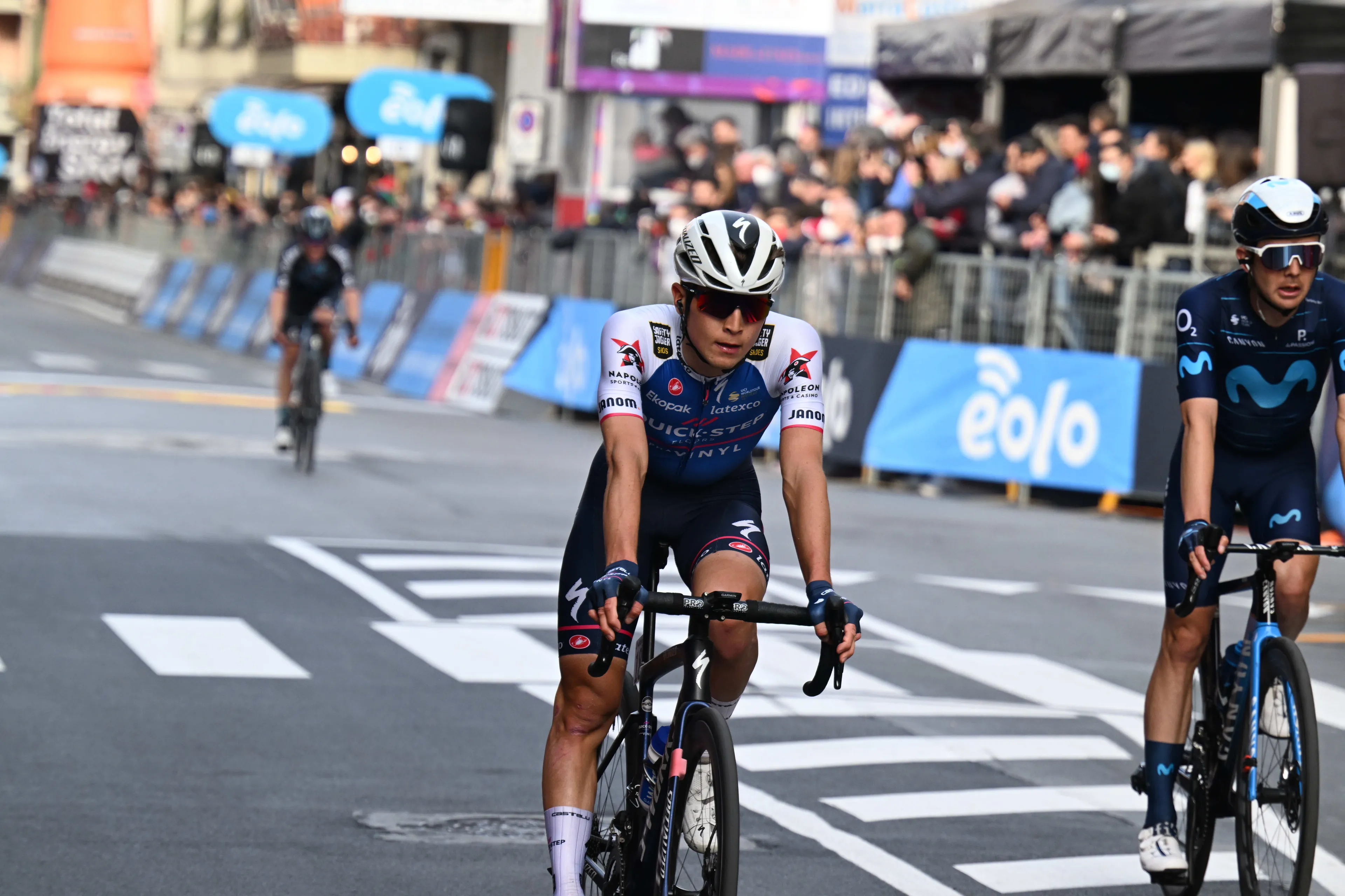 Andrea Bagioli: "This win, my first in a World Tour race, means a lot to me"
