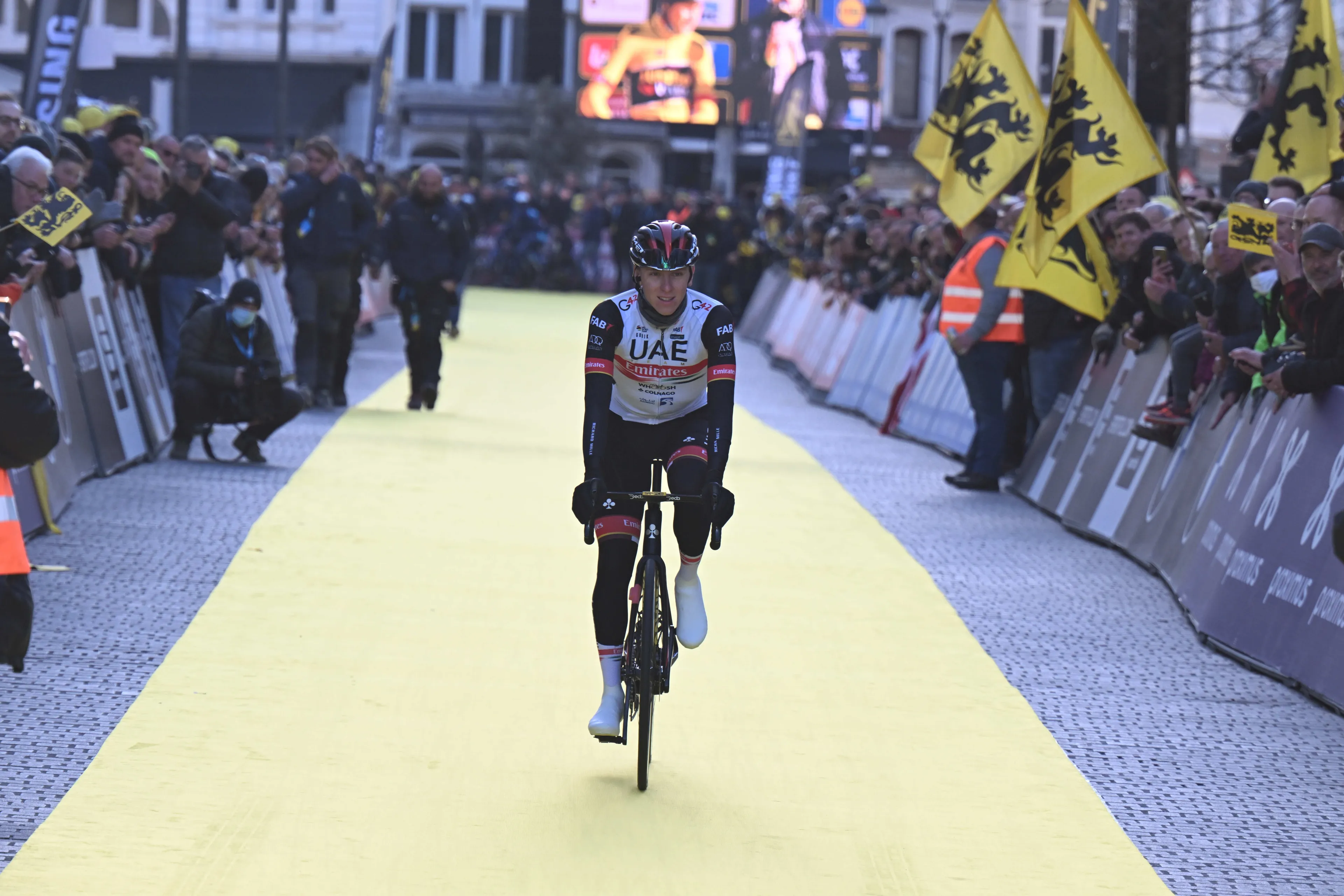 UAE reveal lineup that will support Tadej Pogacar's Tour of Flanders goal