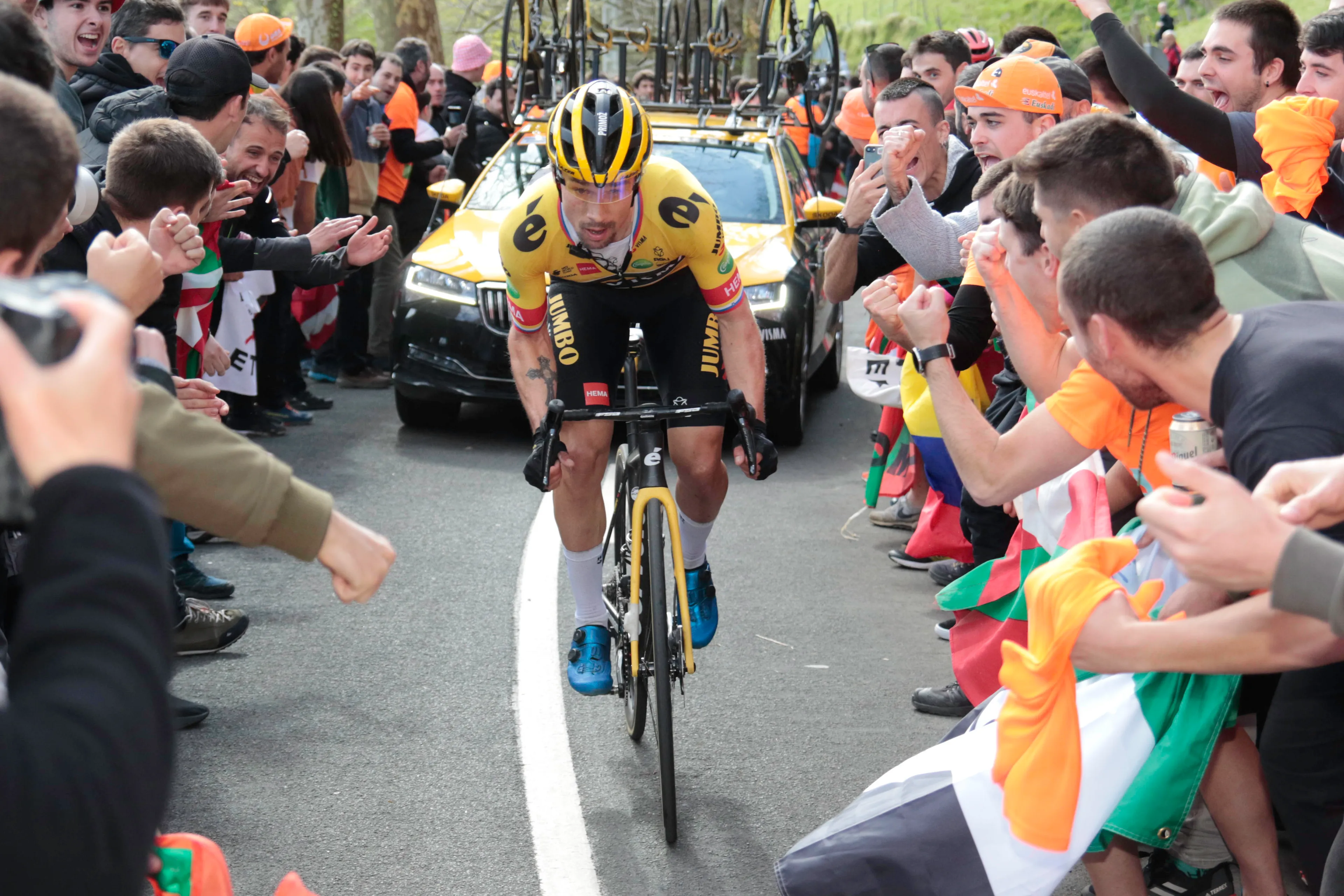 Breaking: Primoz Roglic to miss Flèche Wallone and Liège-Bastogne-Liège