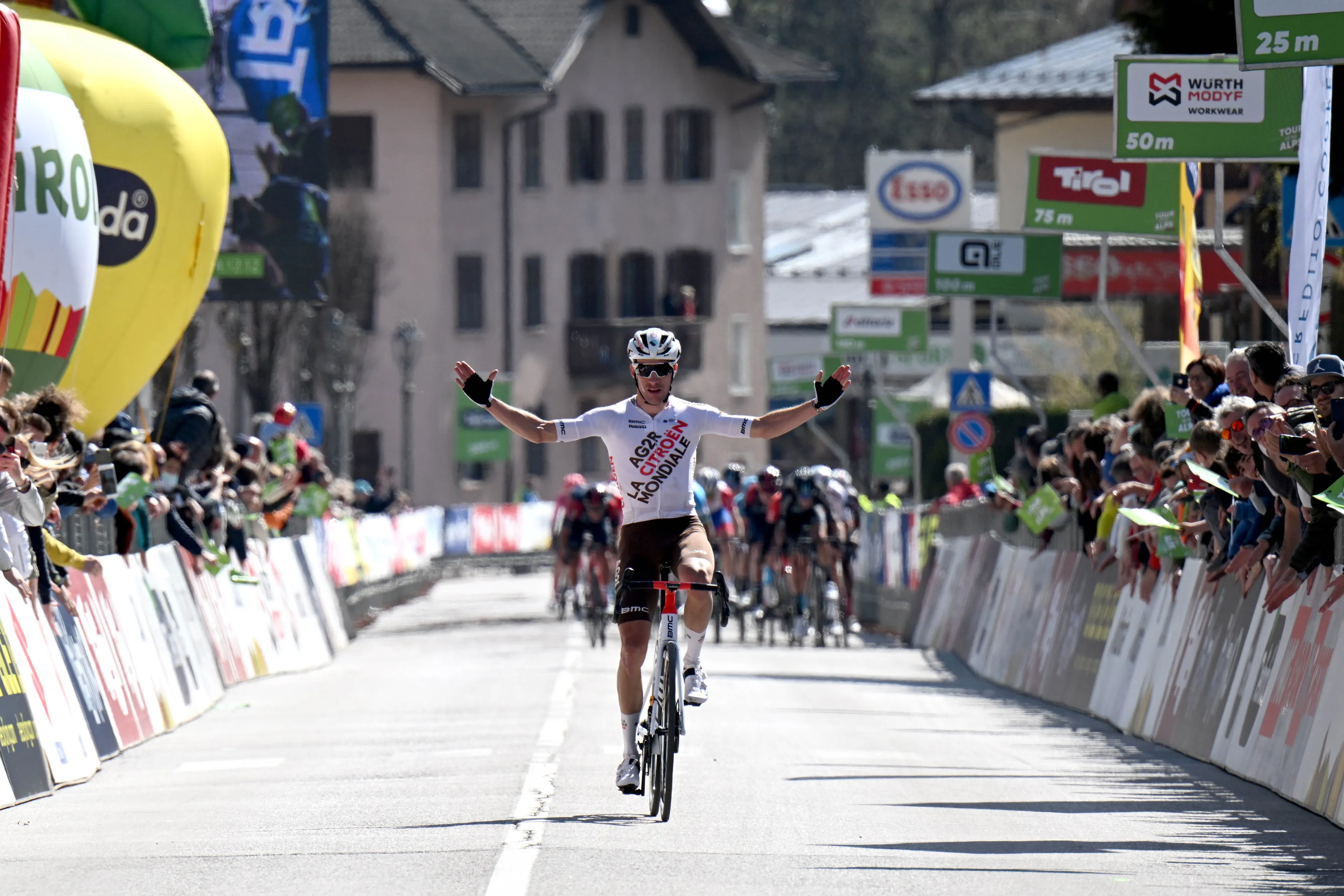 Tour of the Alps: Geoffrey Bouchard wins opening stage with successful breakaway