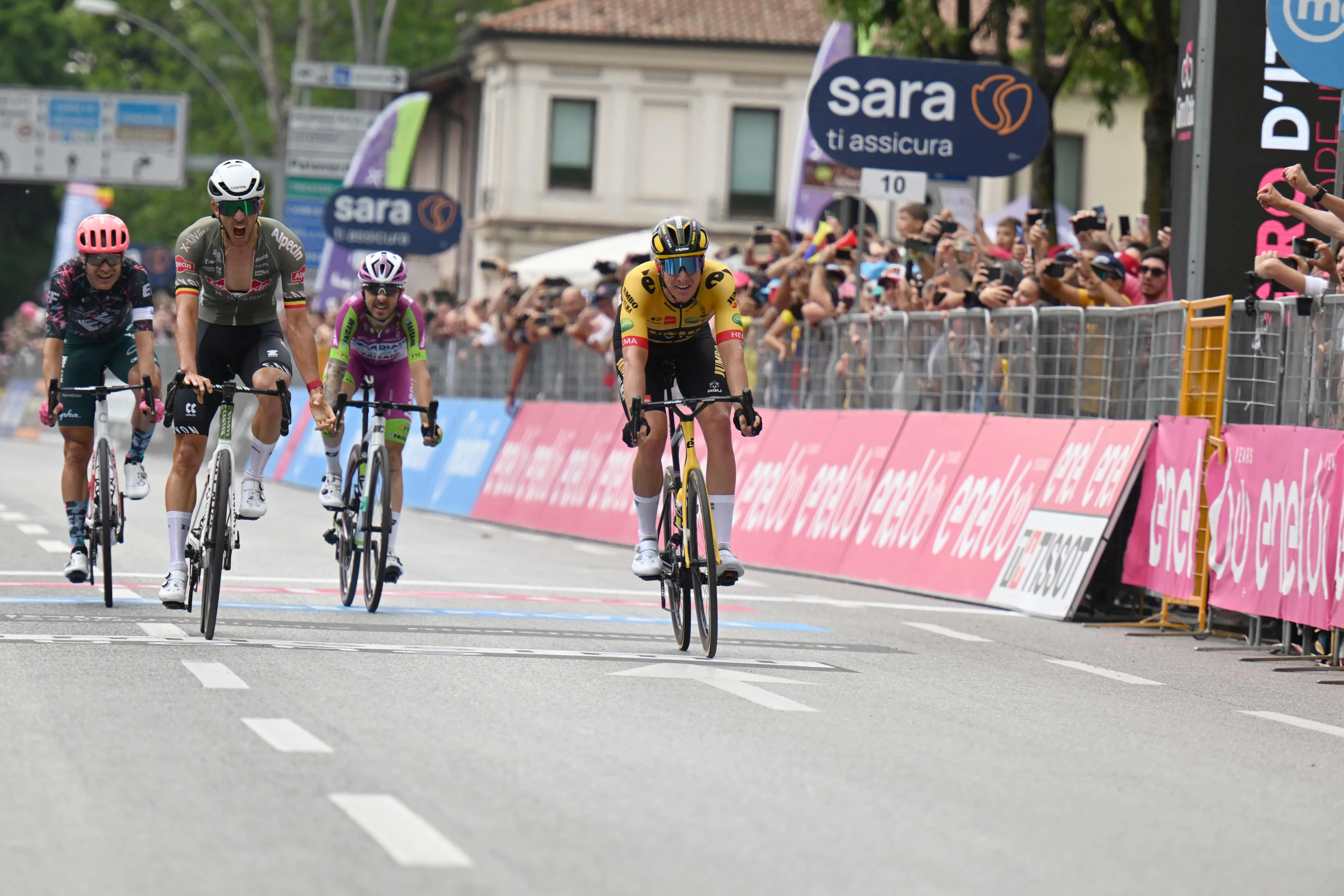 Edoardo Affini almost brings in Giro win once again: "I knew I wasn't the fastest up front and had to give it a try"