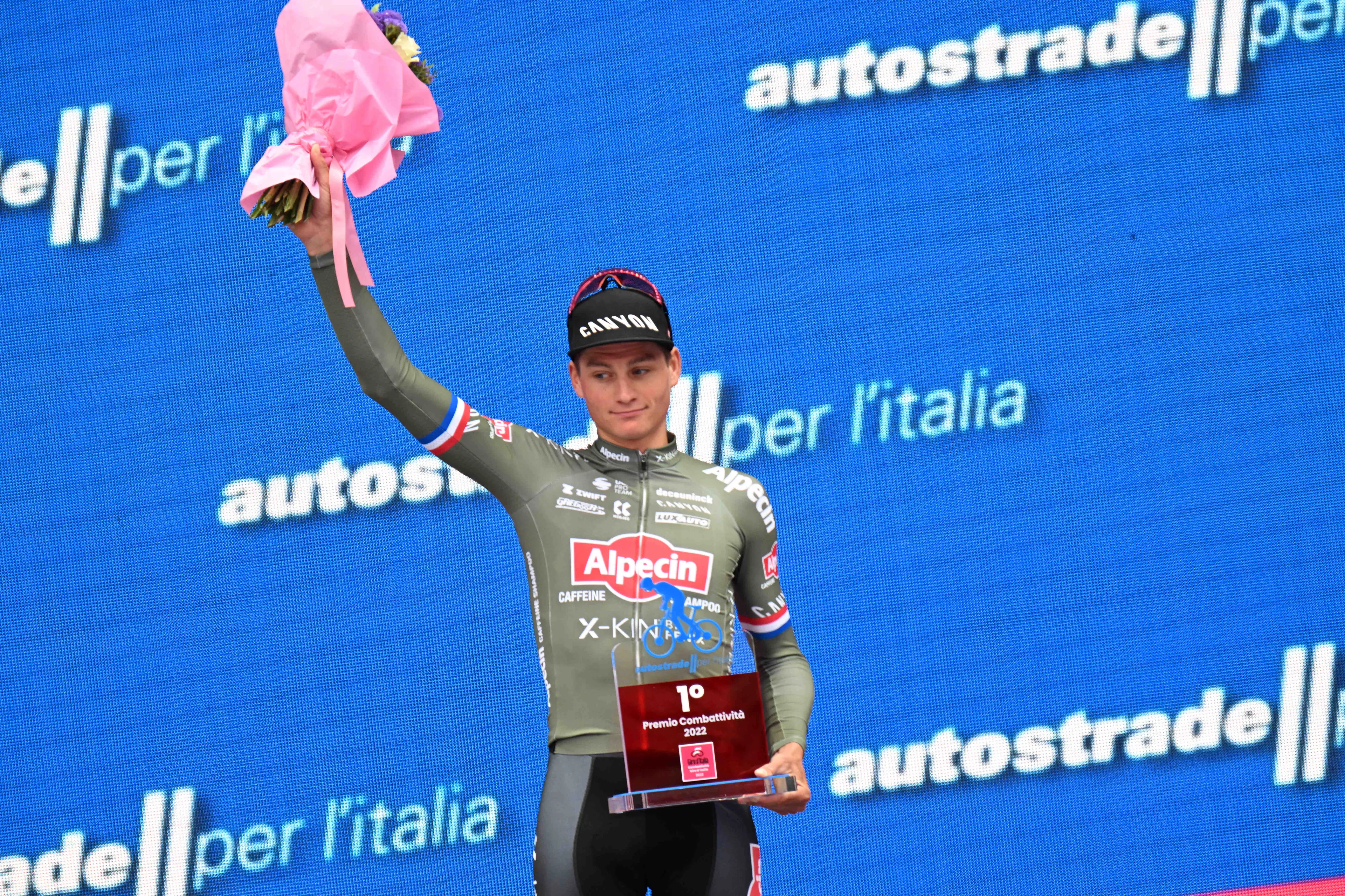 "This was a great Giro d'Italia" for Mathieu van der Poel, coming once again close to a win in Verona