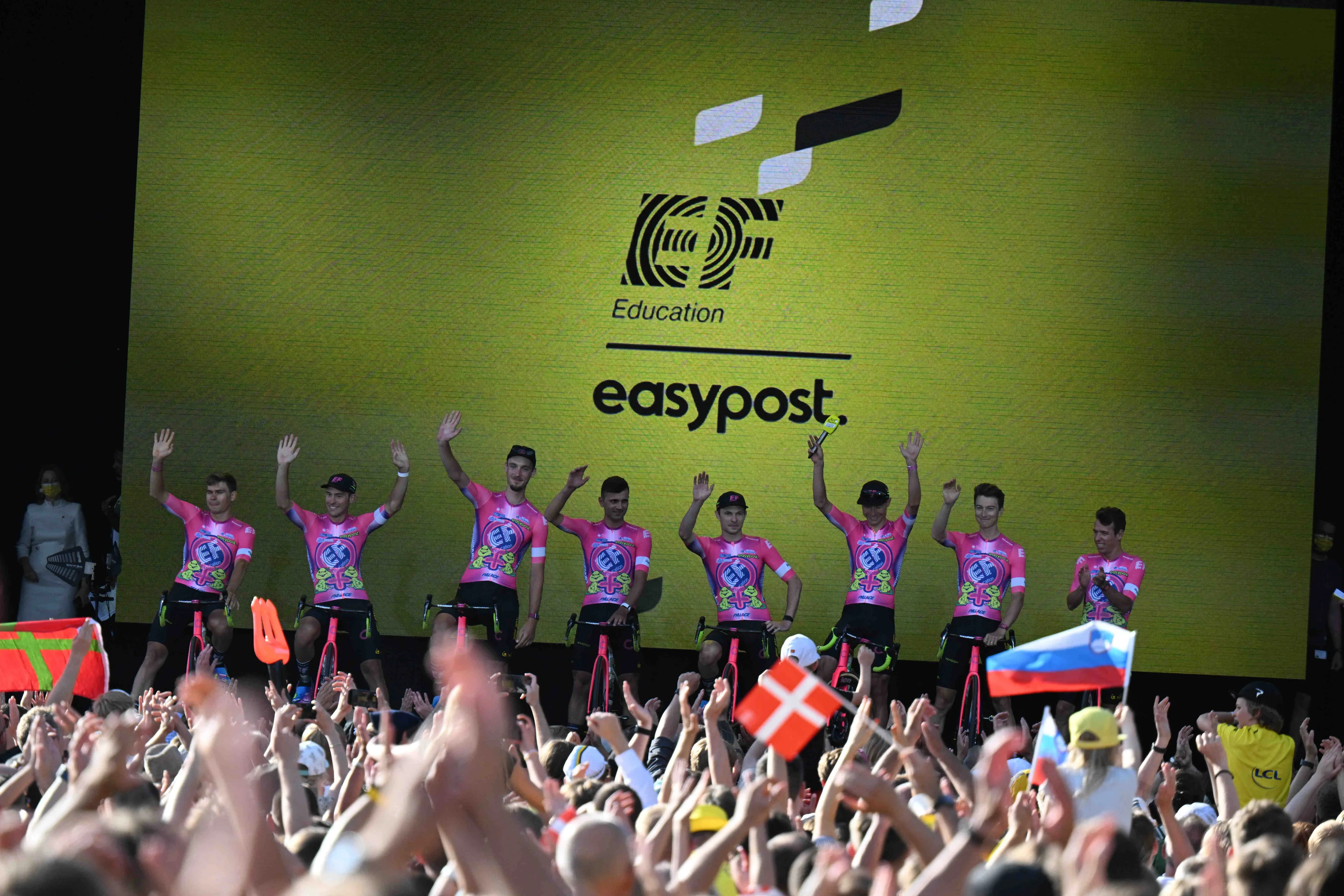 EF Education-EasyPost equipment leaked after delay in announcement