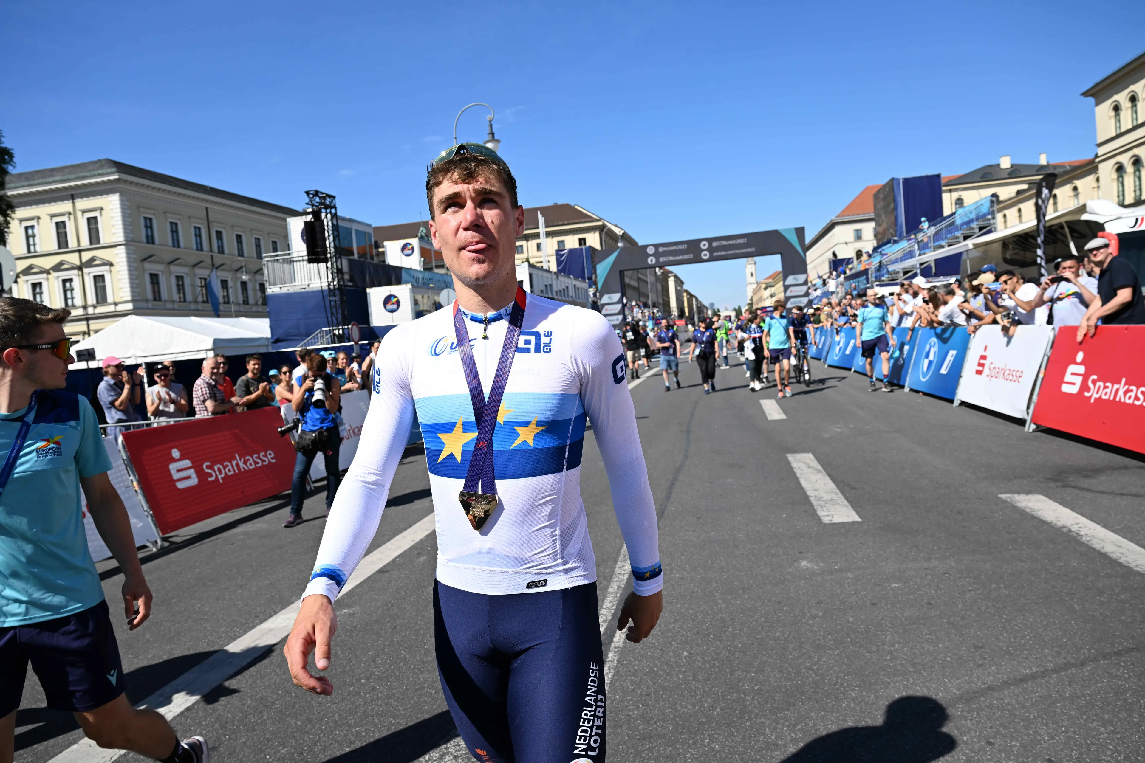 Fabio Jakobsen "wanted to win in my European jersey" and achieved it with win at Kampioenschap van Vlaanderen