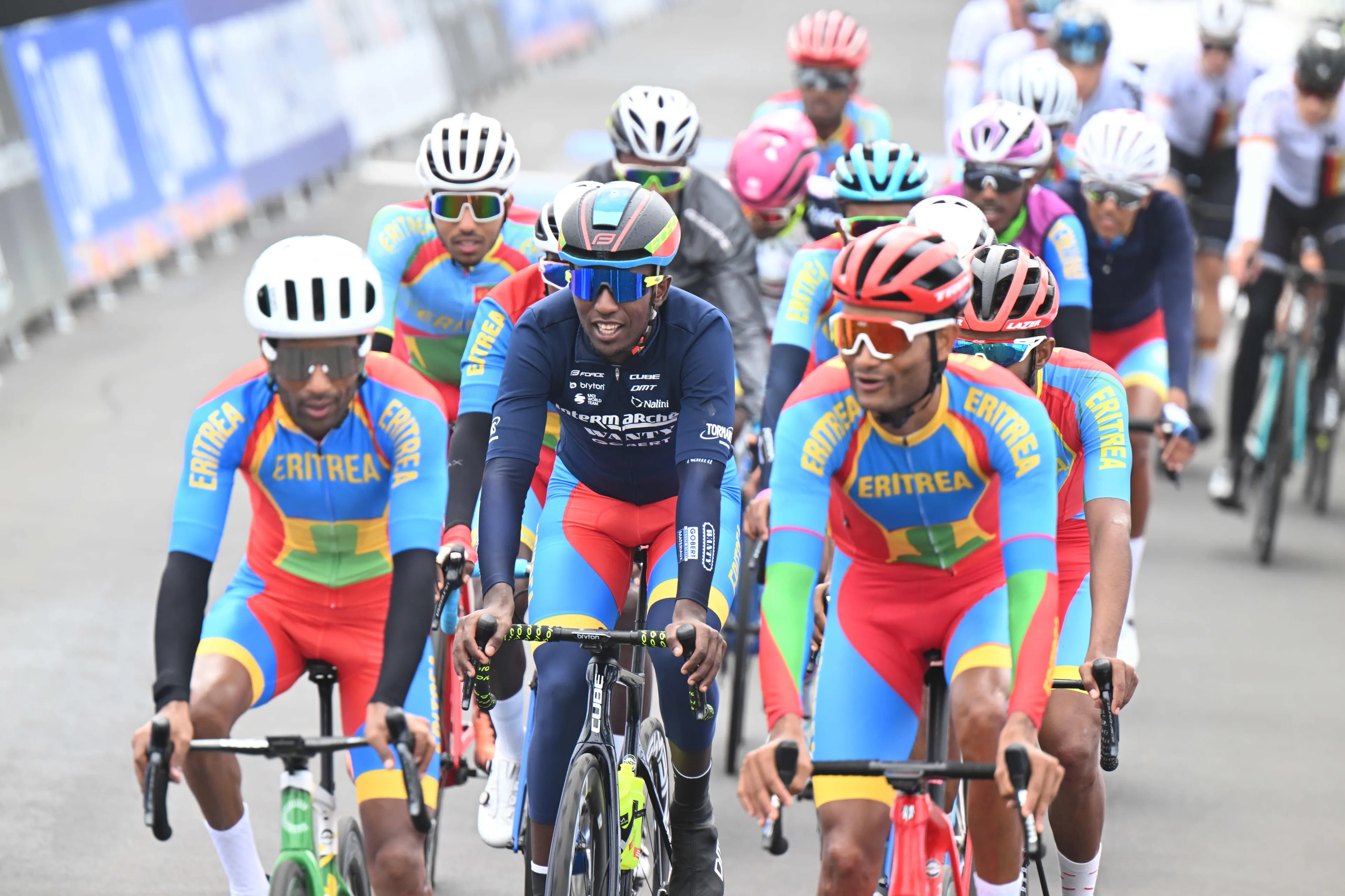 Biniam Girmay "will put Wout van Aert at number one" favourite for World Championships, but aims just as high