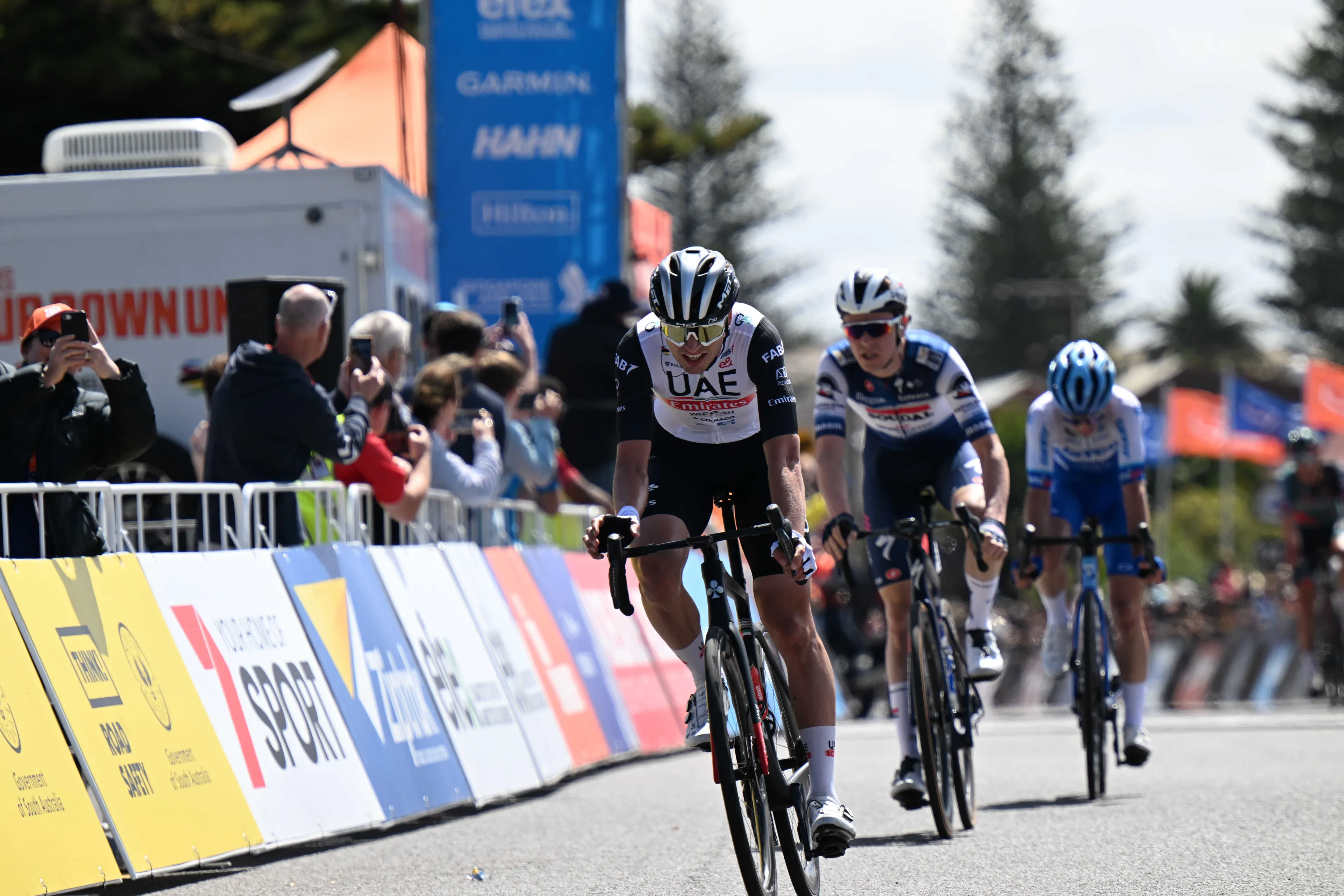 "It felt really cool to really go into the race with an idea and then let the race explode like that" - Jay Vine on his performance in Tour Down Under stage 2
