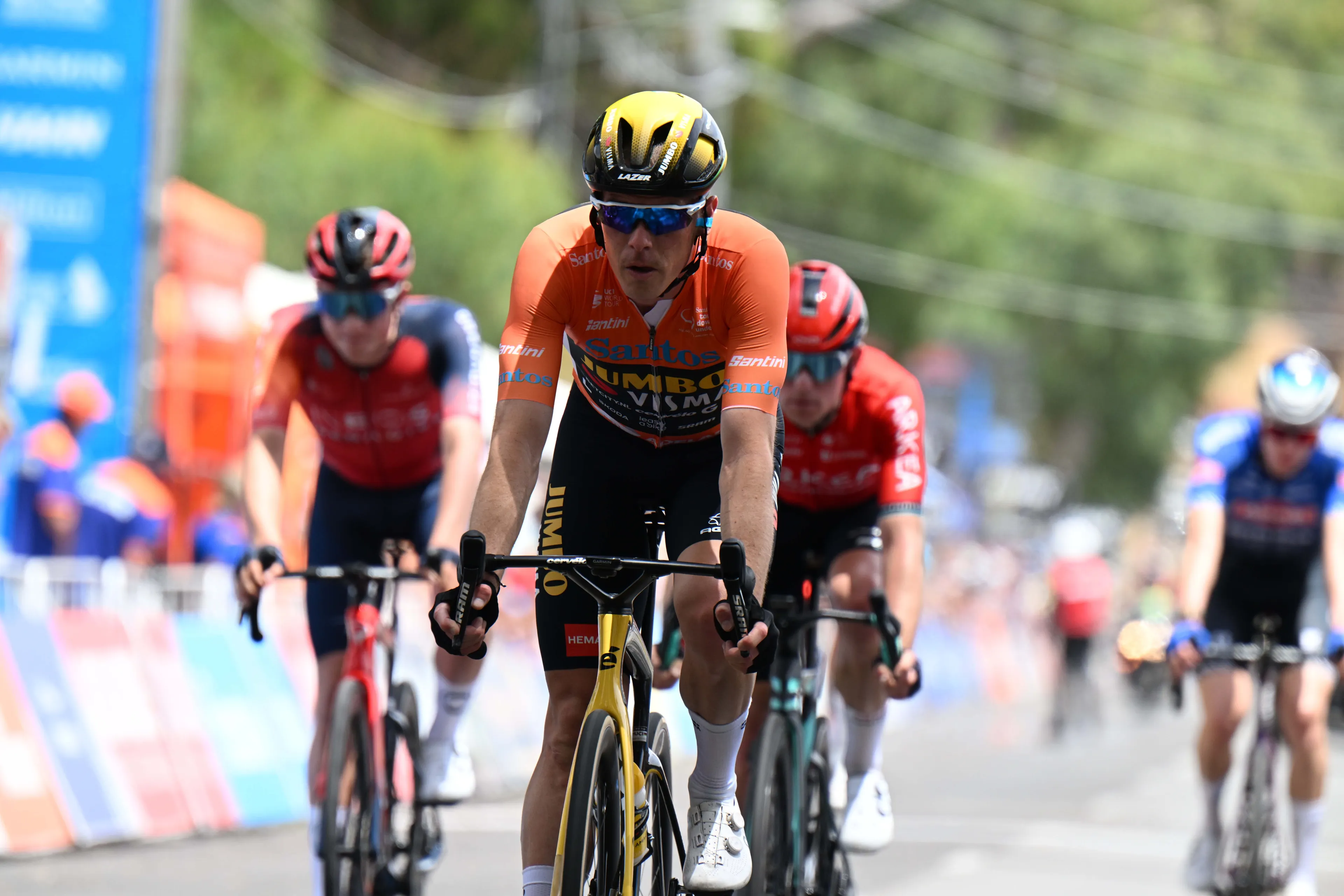 Rohan Dennis' setback in Tour Down Under:  "I'm disappointed I couldn't do anything for the team"