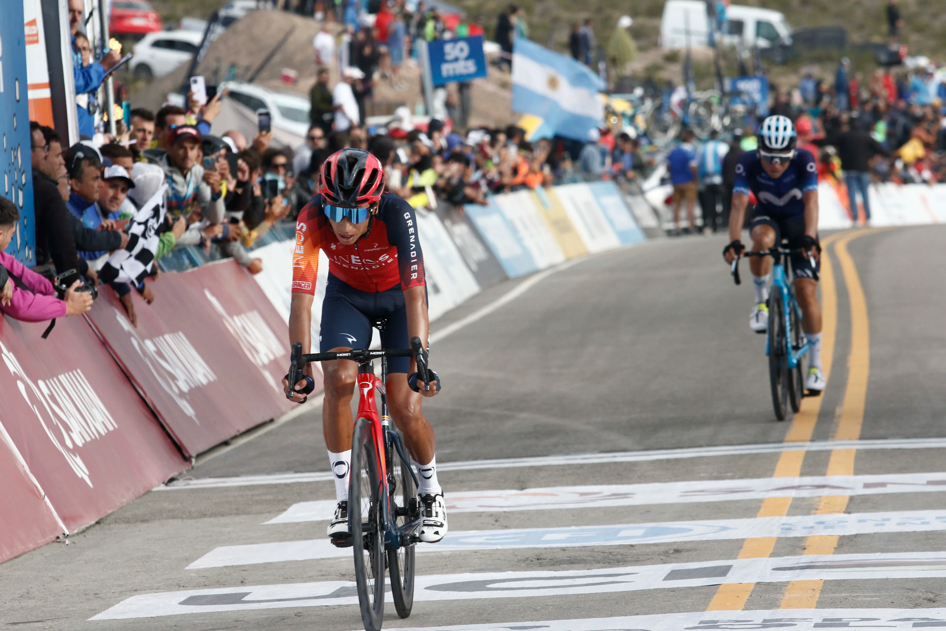 Egan Bernal: "I am still recovering from a knee injury myself and hope to race again soon"