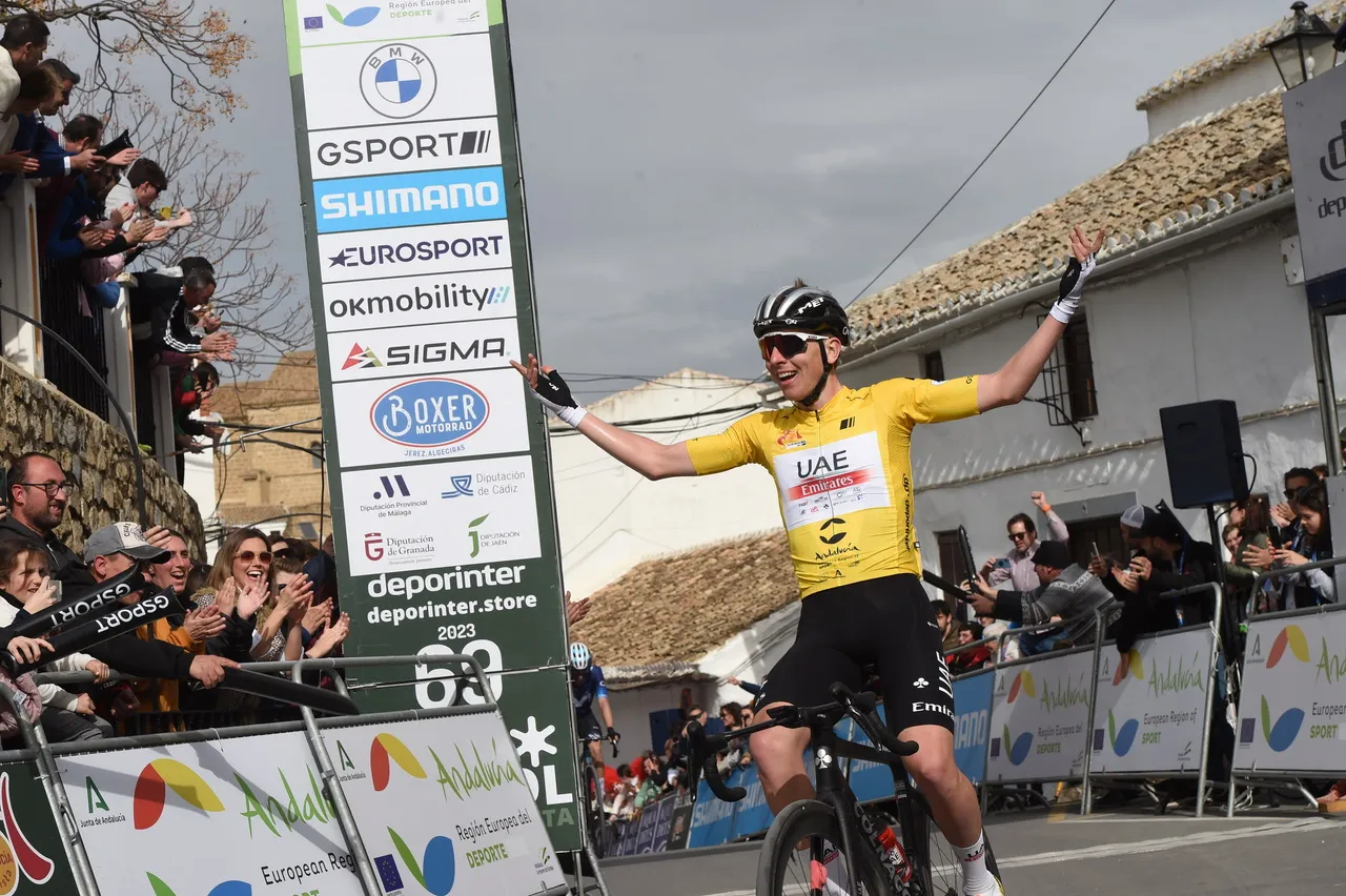 Tadej Pogacar continues dominance with Vuelta a Andalucia's fourth stage win