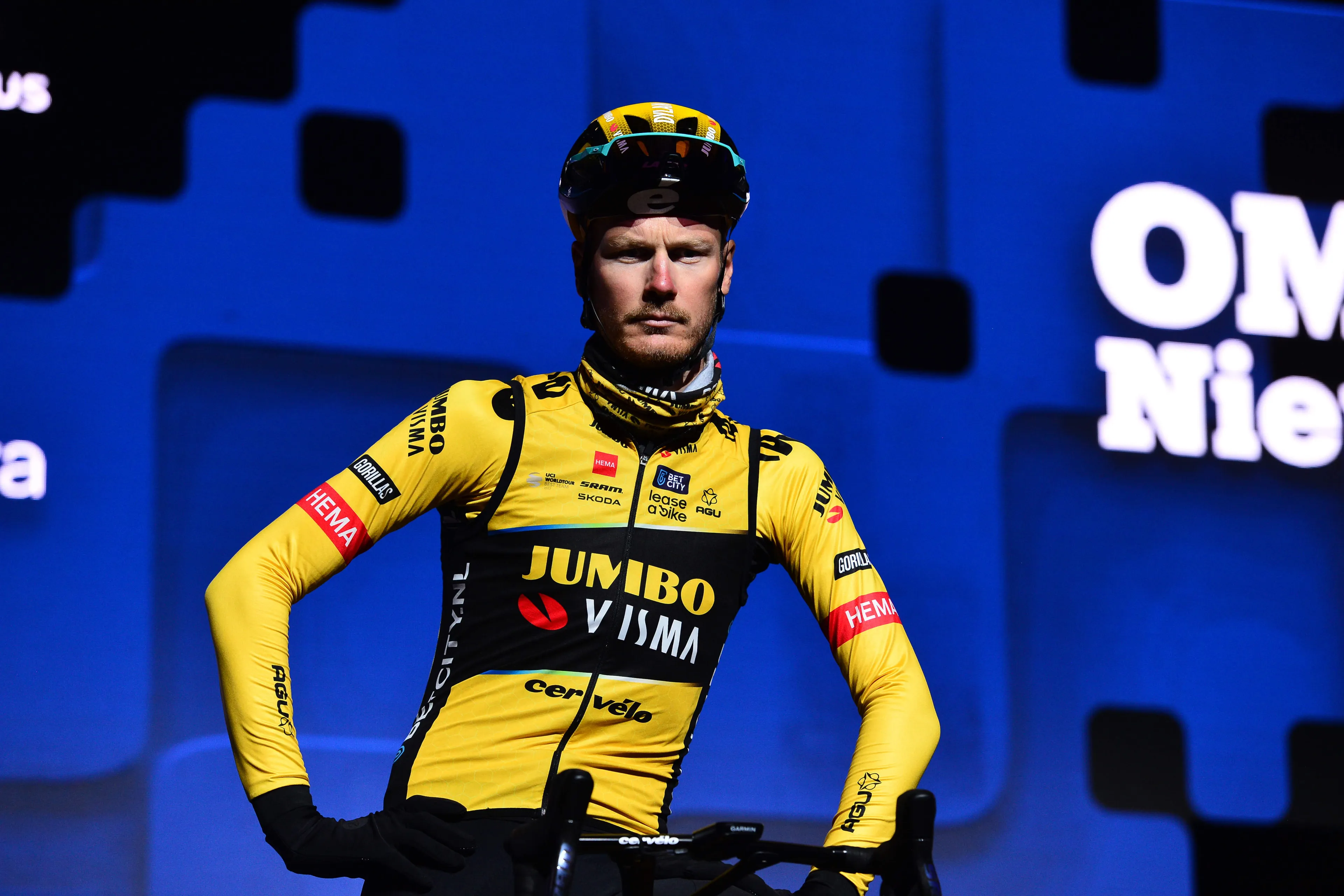 Team Visma | Lease a Bike get injured leader on day 1 of the 2025 season - "But we know Dylan is a fighter"