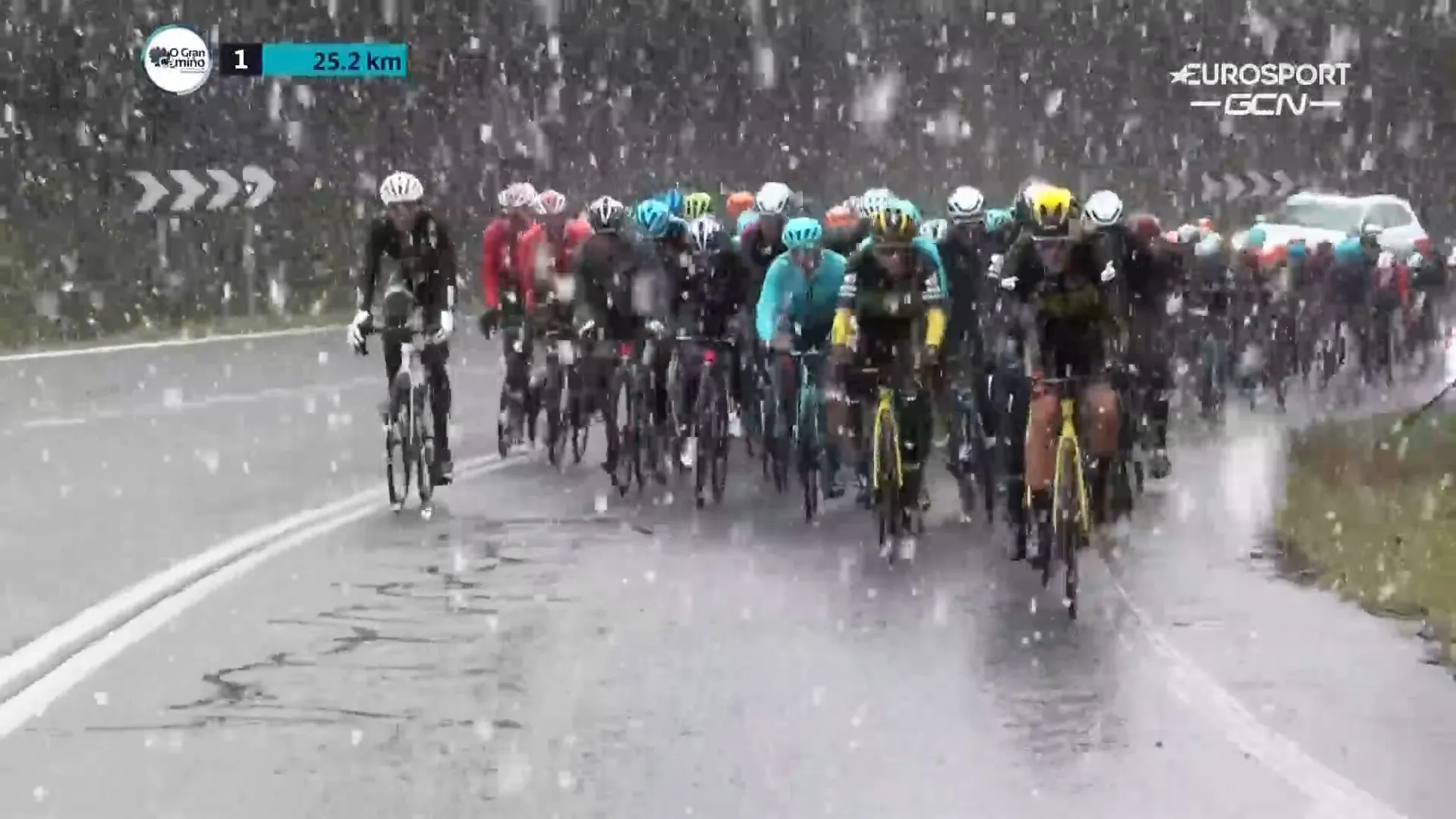 Breaking: Snowstorm cancels Gran Camino's stage 1