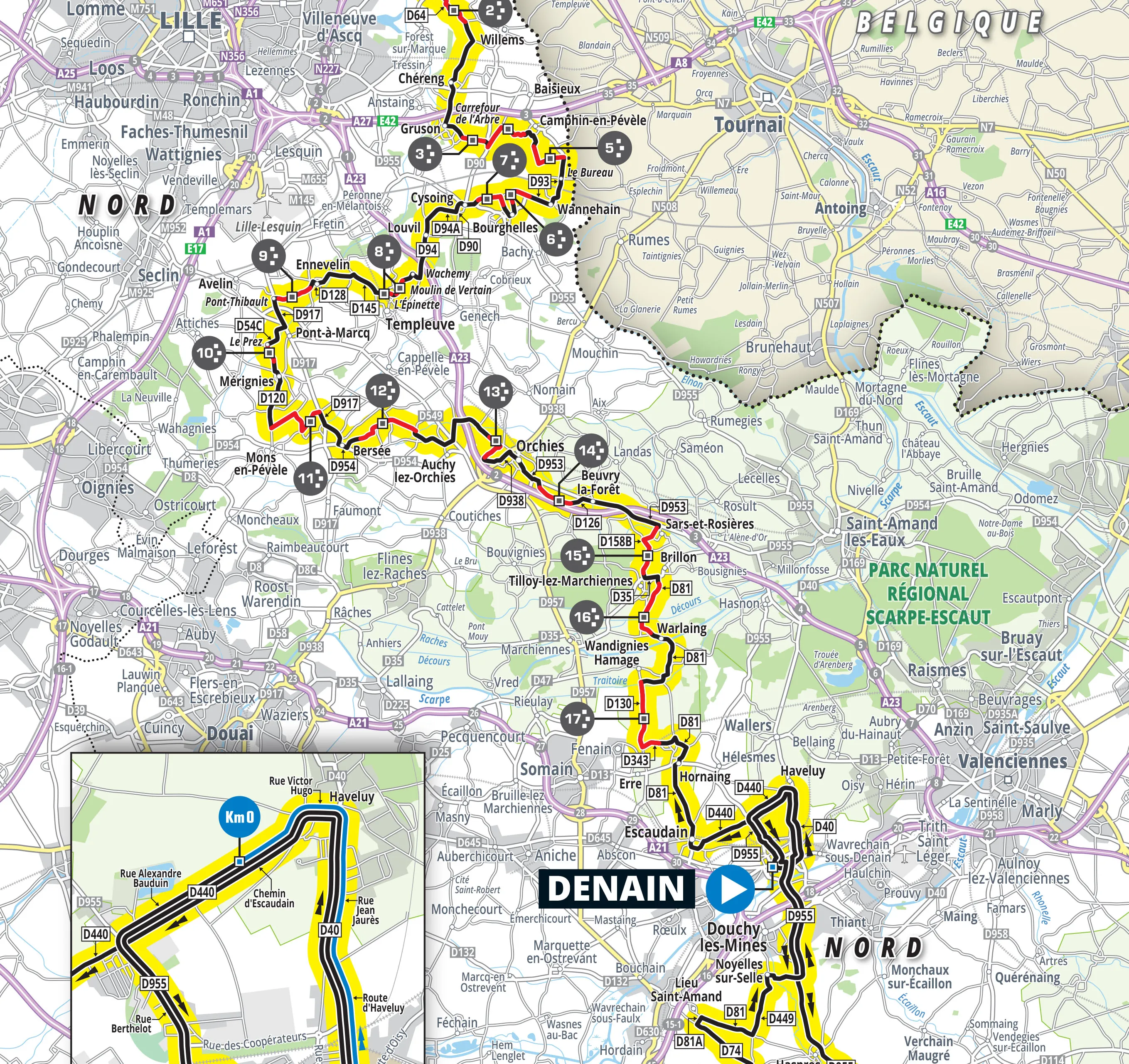 Route Paris-Roubaix Femmes 2023