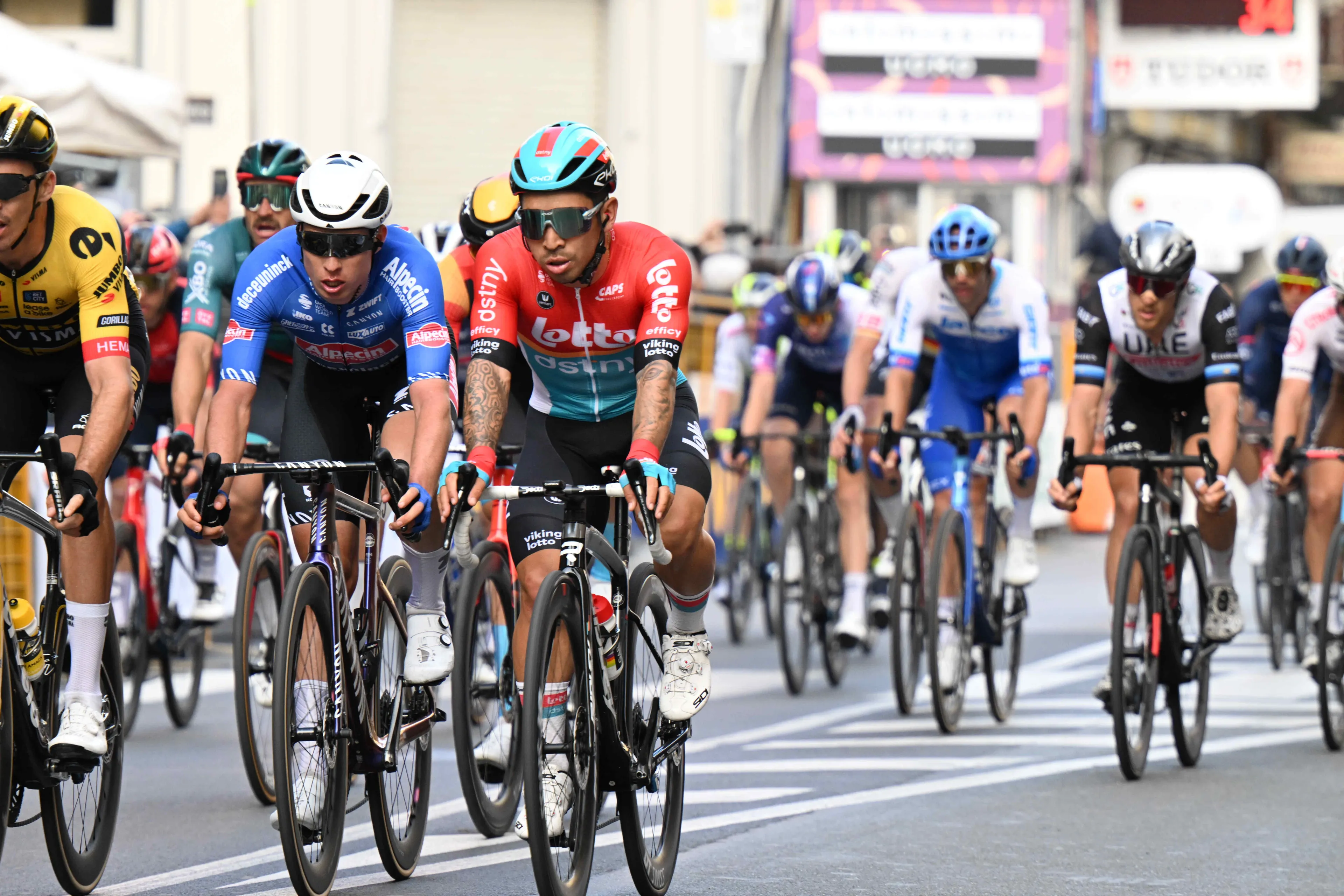 "With the killer pace on the climb it was extremely difficult to move up" - Caleb Ewan disappointed after failing to secure Milano-Sanremo win