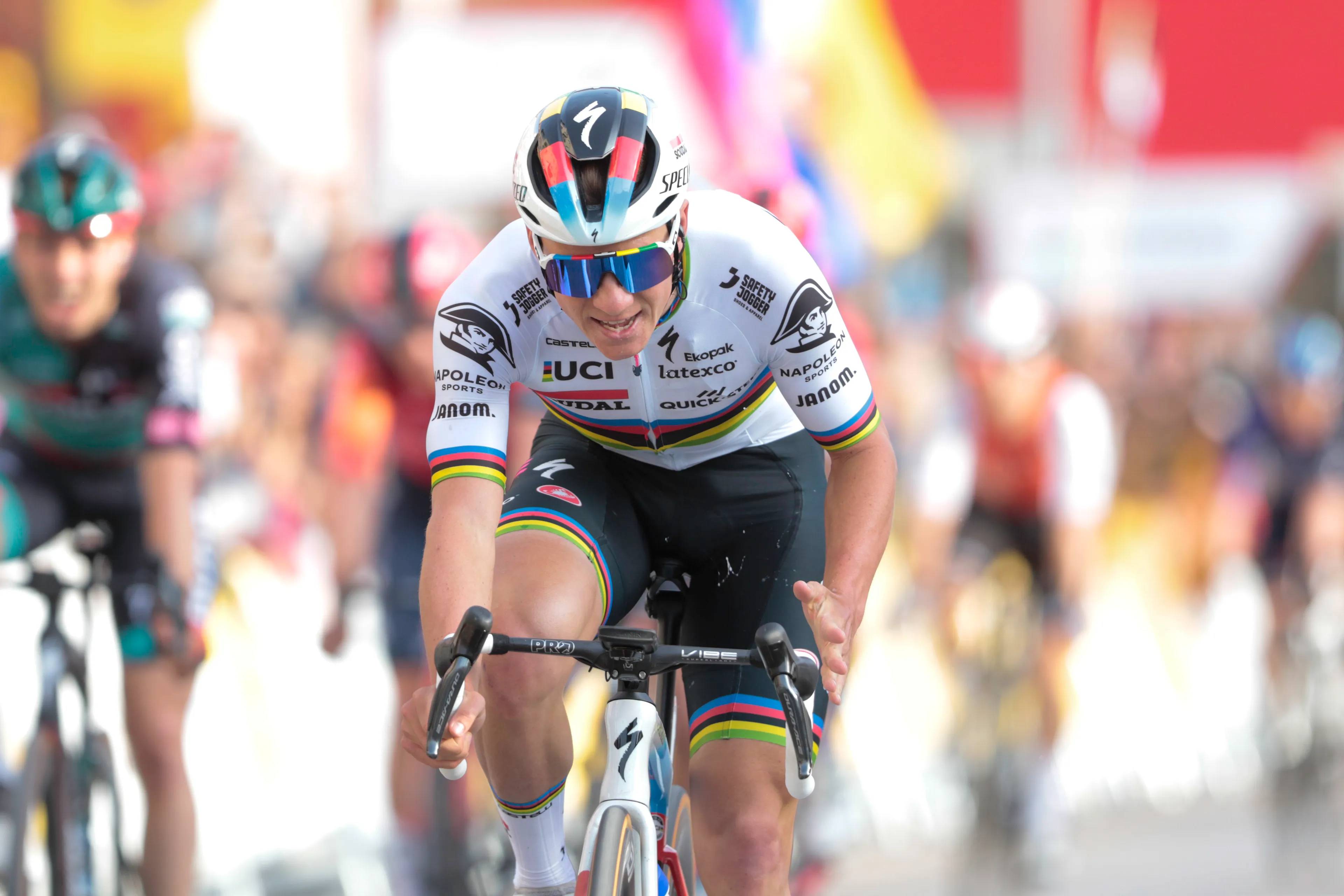 VIDEO: Remco Evenepoel's Liege-Bastogne-Liege winning attack on the Côte de la Redoute