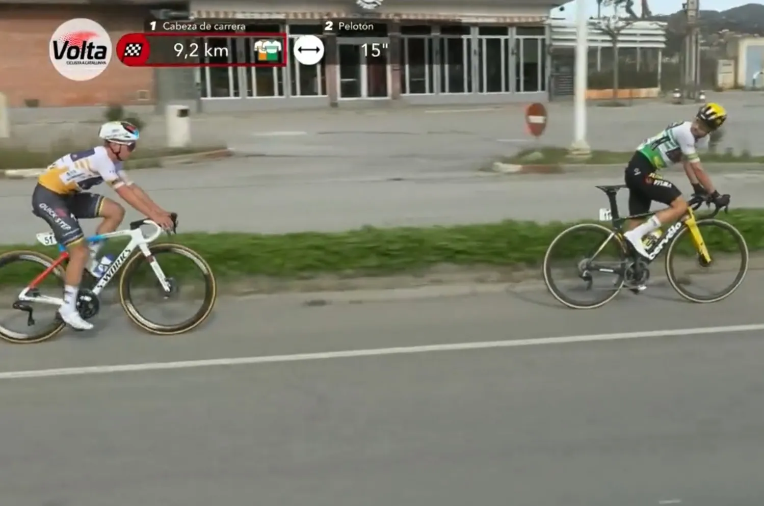 Video: The attack of Remco Evenepoel on stage 6 of Catalunya and his dispute with Roglic