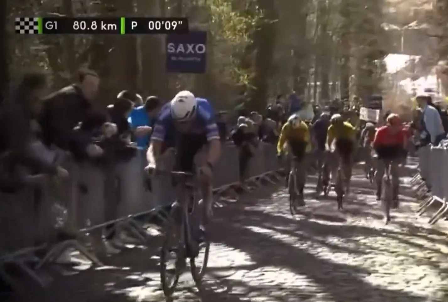 Video: Mathieu van der Poel's explosive attack on the Taaienberg