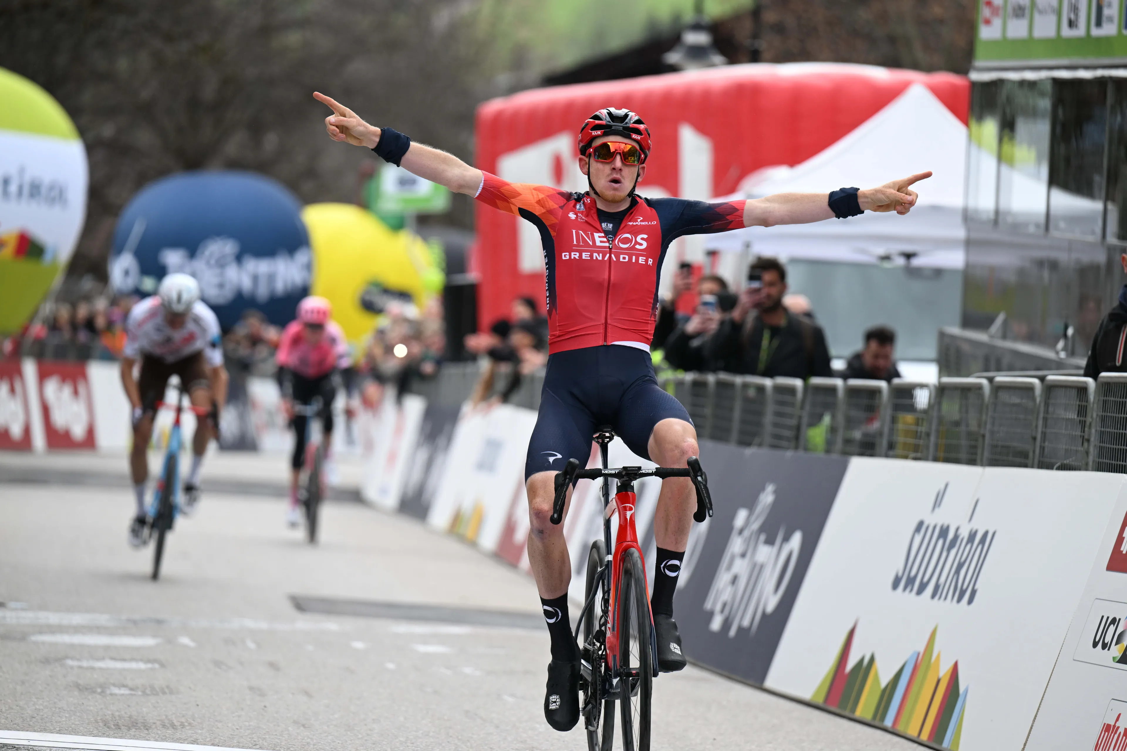 "I have to thank Pavel Sivakov" - Tao Geoghegan Hart repays teammates hard work with second Tour of the Alps stage win
