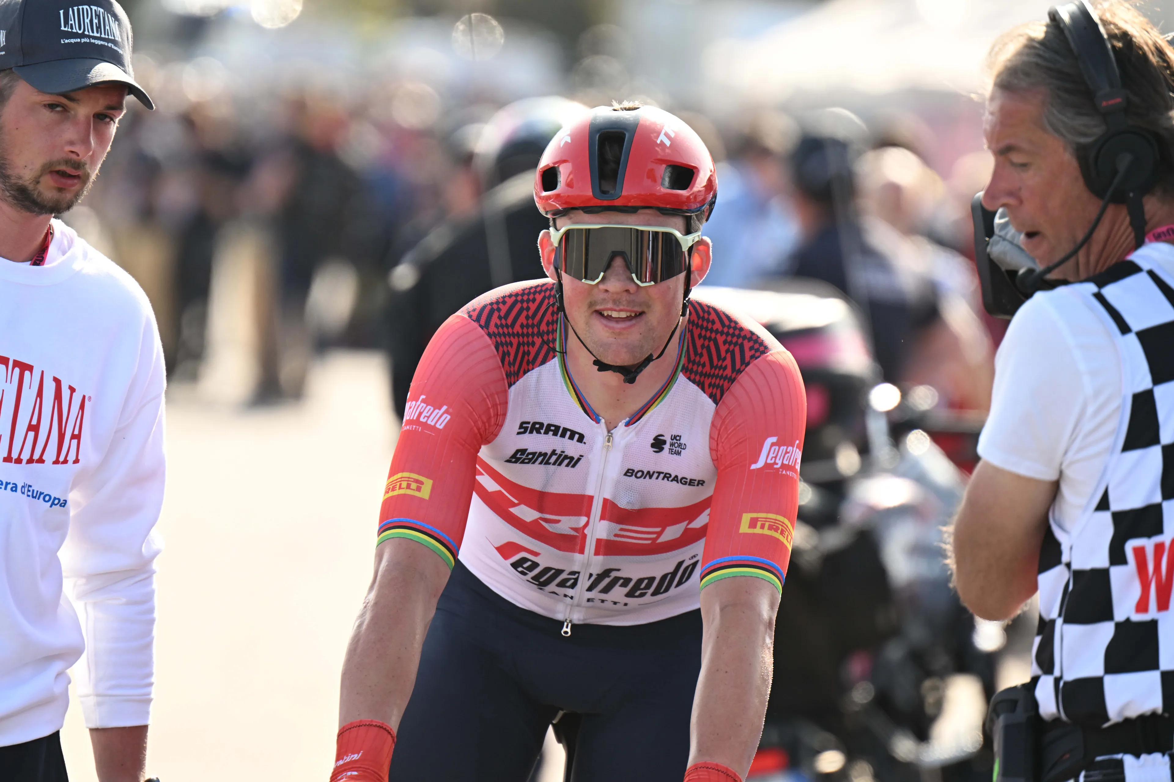 “I feel guilty" - Mixed emotions for Mads Pedersen after dramatic finale sees him complete the 'Pederslam' at the Giro d'Italia