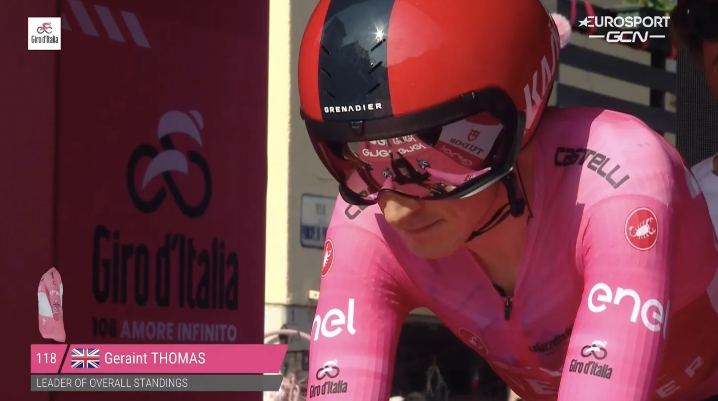 Joao Almeida, Primoz Roglic & Geraint Thomas all out on course in decisive time-trial at the Giro d'Italia