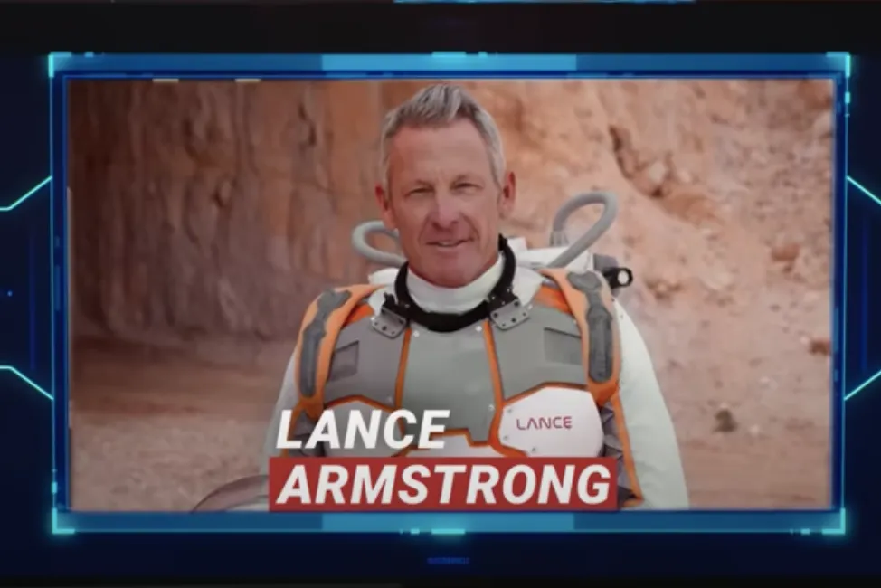 Stars on Mars: Lance Armstrong goes from summiting the Tourmalet to exploring the planet Mars