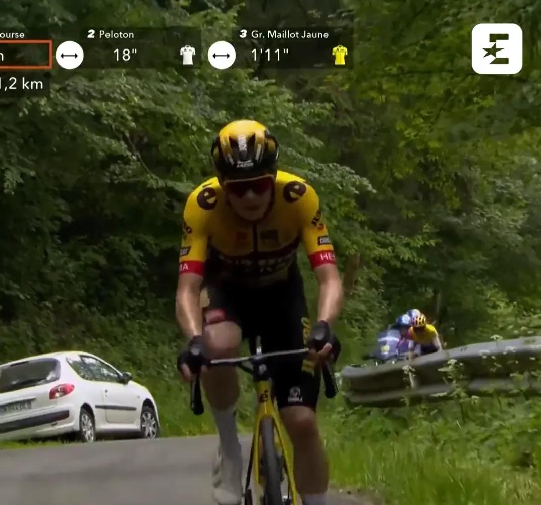 VIDEO: Jonas Vingegaard burns Carapaz with fierce attack before soloing to stage win at the Critérium du Dauphiné