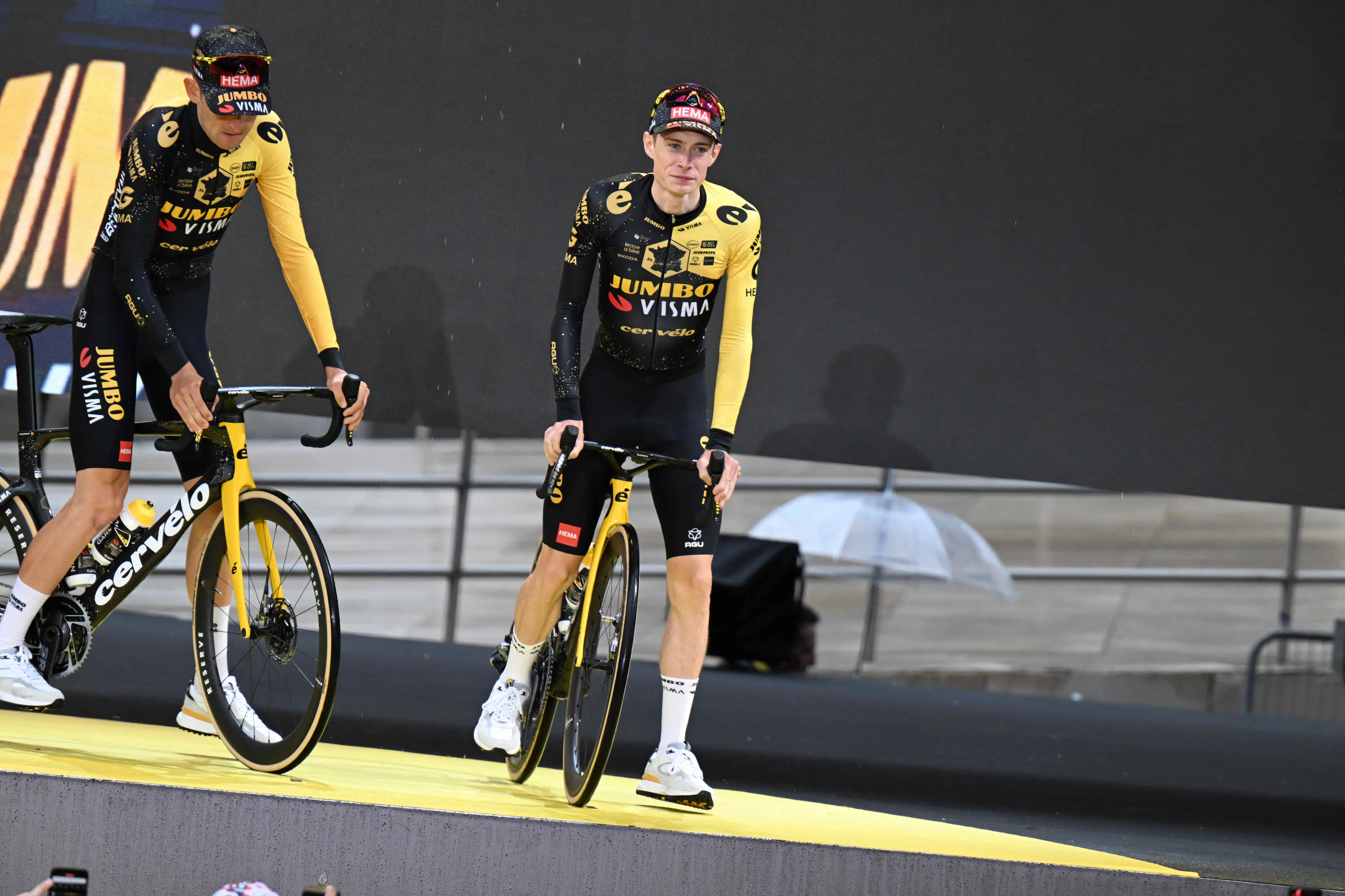 Jonas Vingegaard is satisfied with how first stage went: "We wanted to win, but you can't win every day"