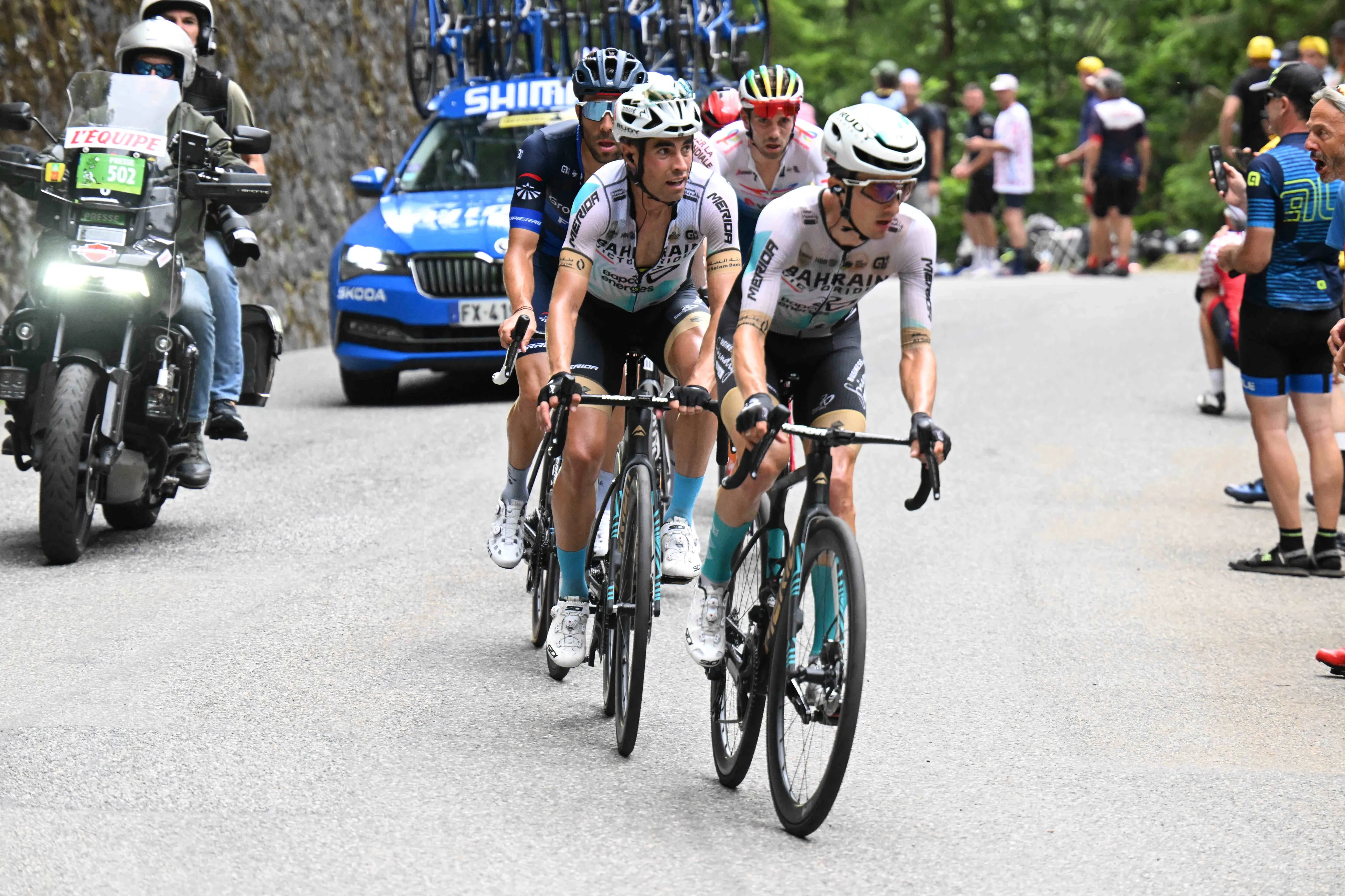 Mikel Landa: "Some are at 100% from the start, we'll see at the end of the Tour if they end up paying for it, I hope to get better"