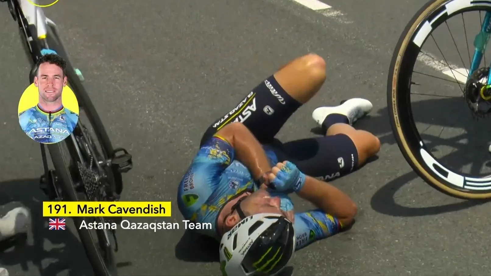 UPDATE: Broken collarbone confirmed for Mark Cavendish after Tour de France crash