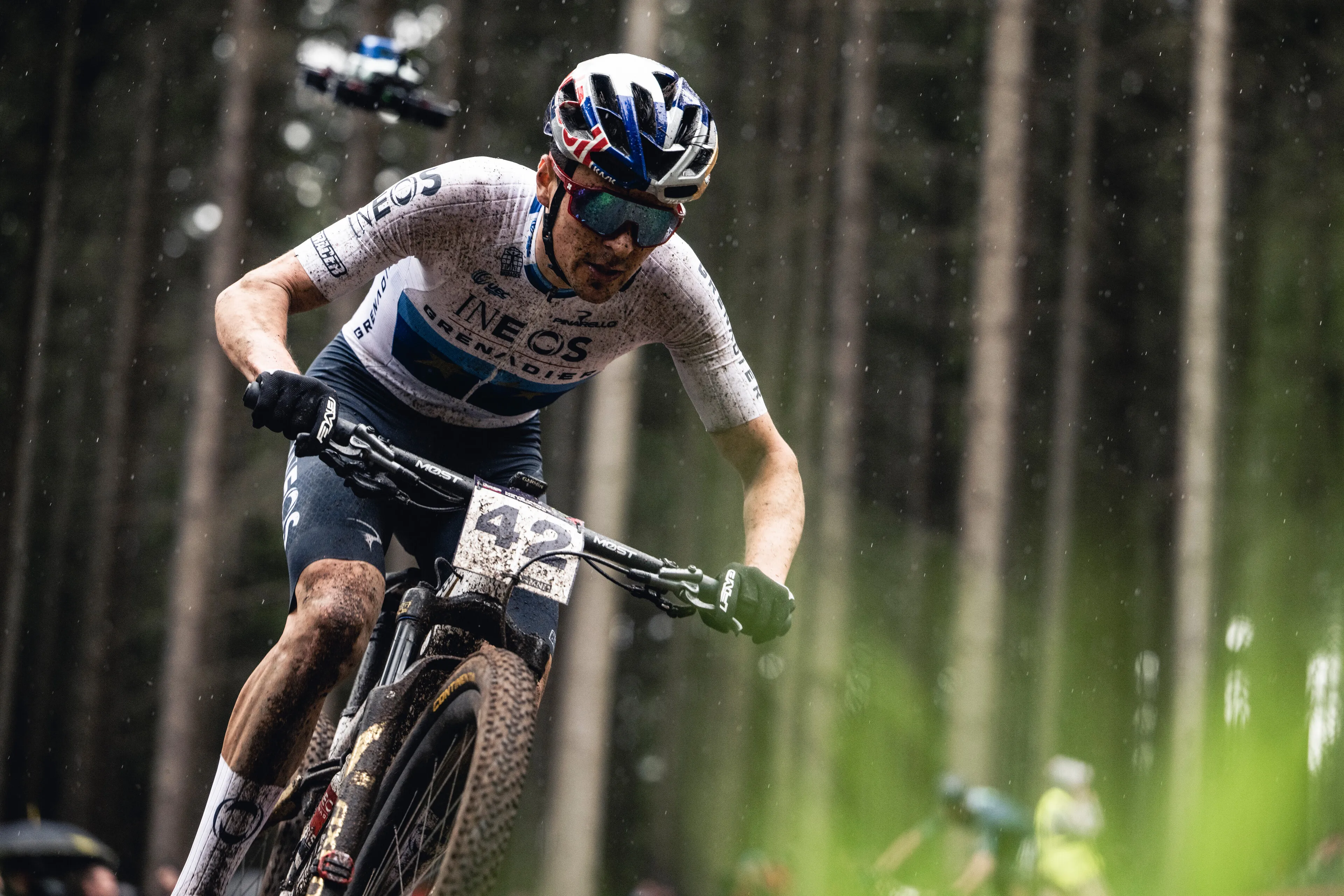 Tom Pidcock rides rainbow jersey into unlucky fifth place at Snowshoe World Cup: "It’s certainly been far from straightforward since the worlds but I felt good"