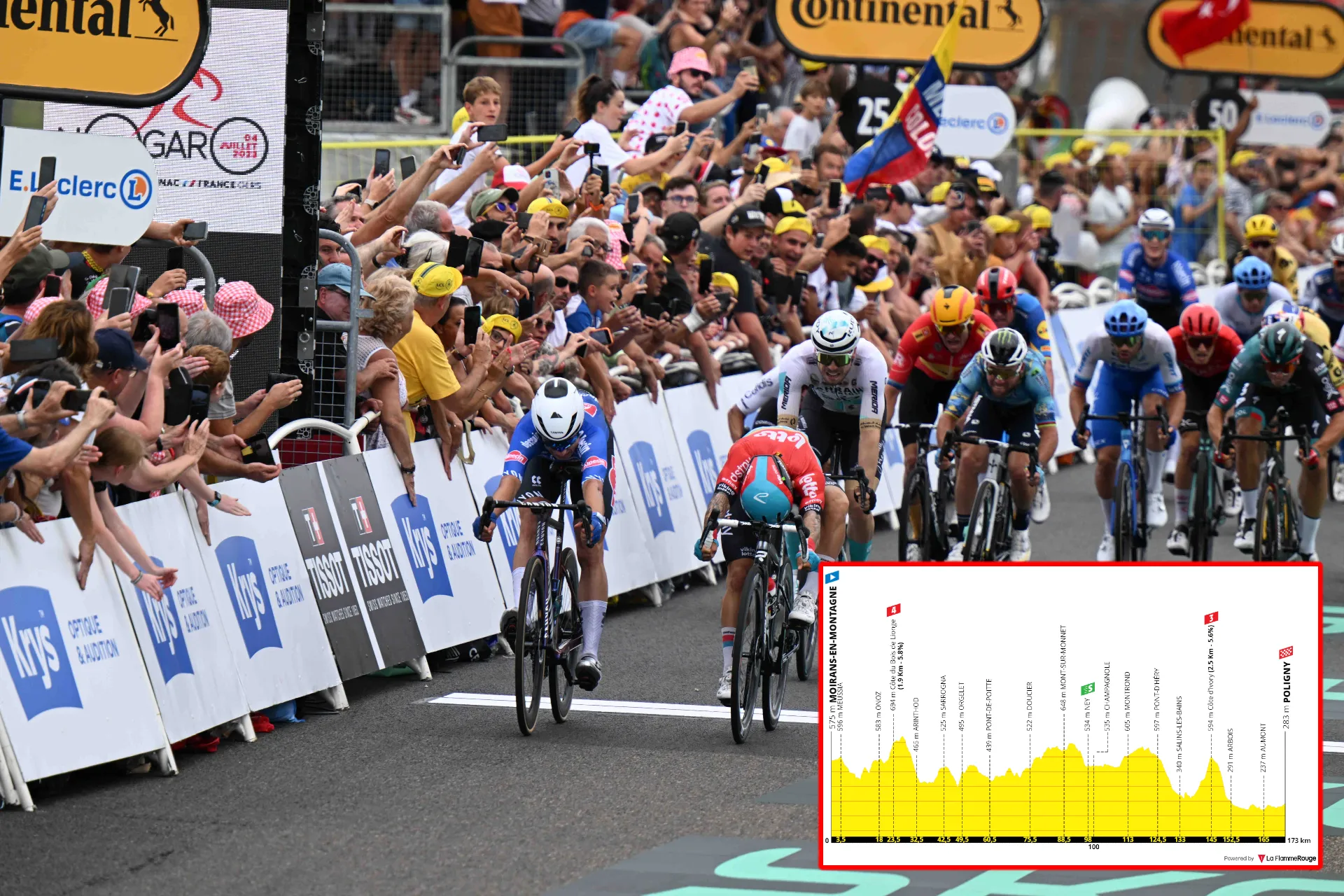 PREVIEW | Tour de France 2023 stage 19 - Breakaway to defy once again peloton's authority in tricky sprint stage
