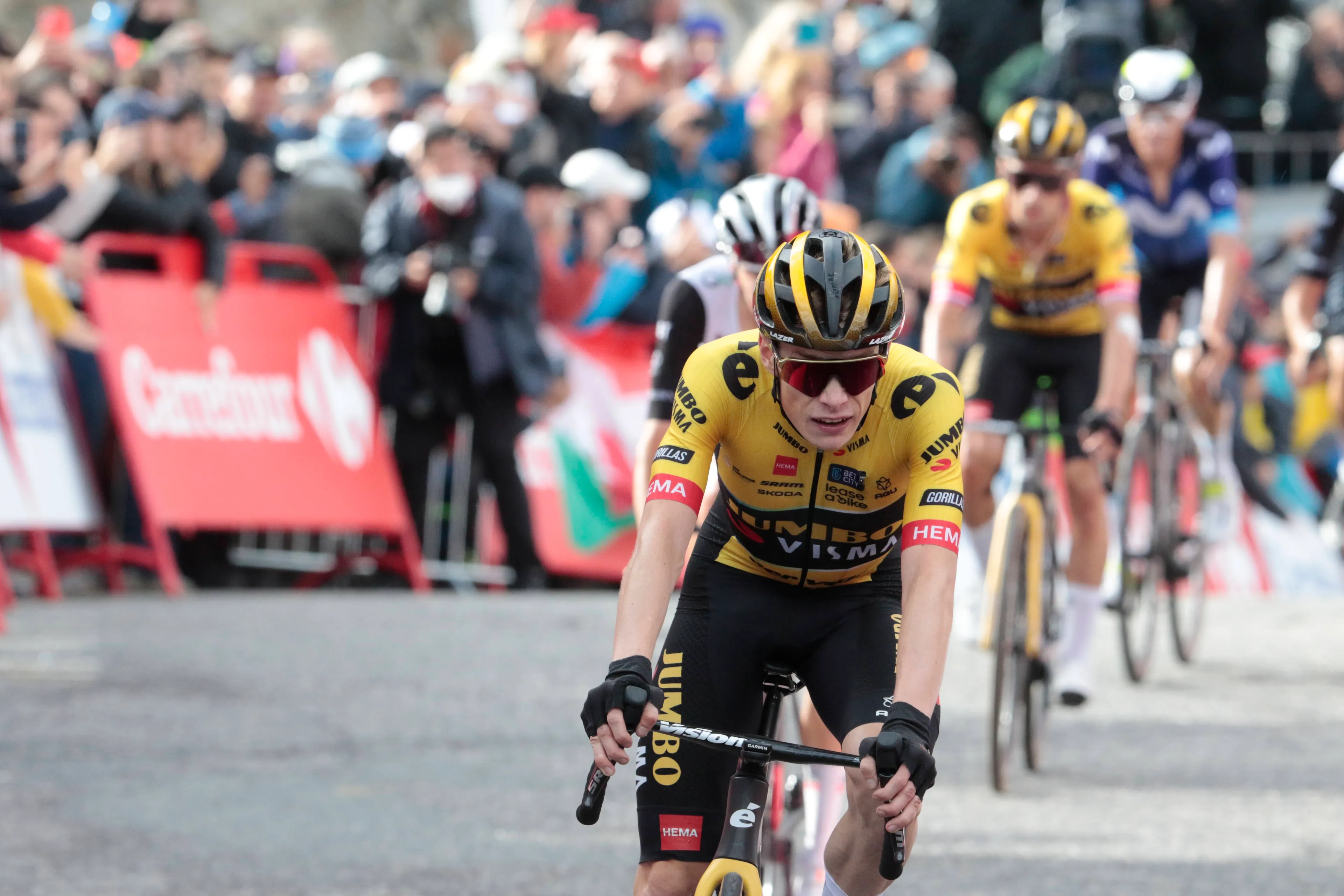 Jonas Vingegaard comes second in Arsinal despite "not having his very best day"