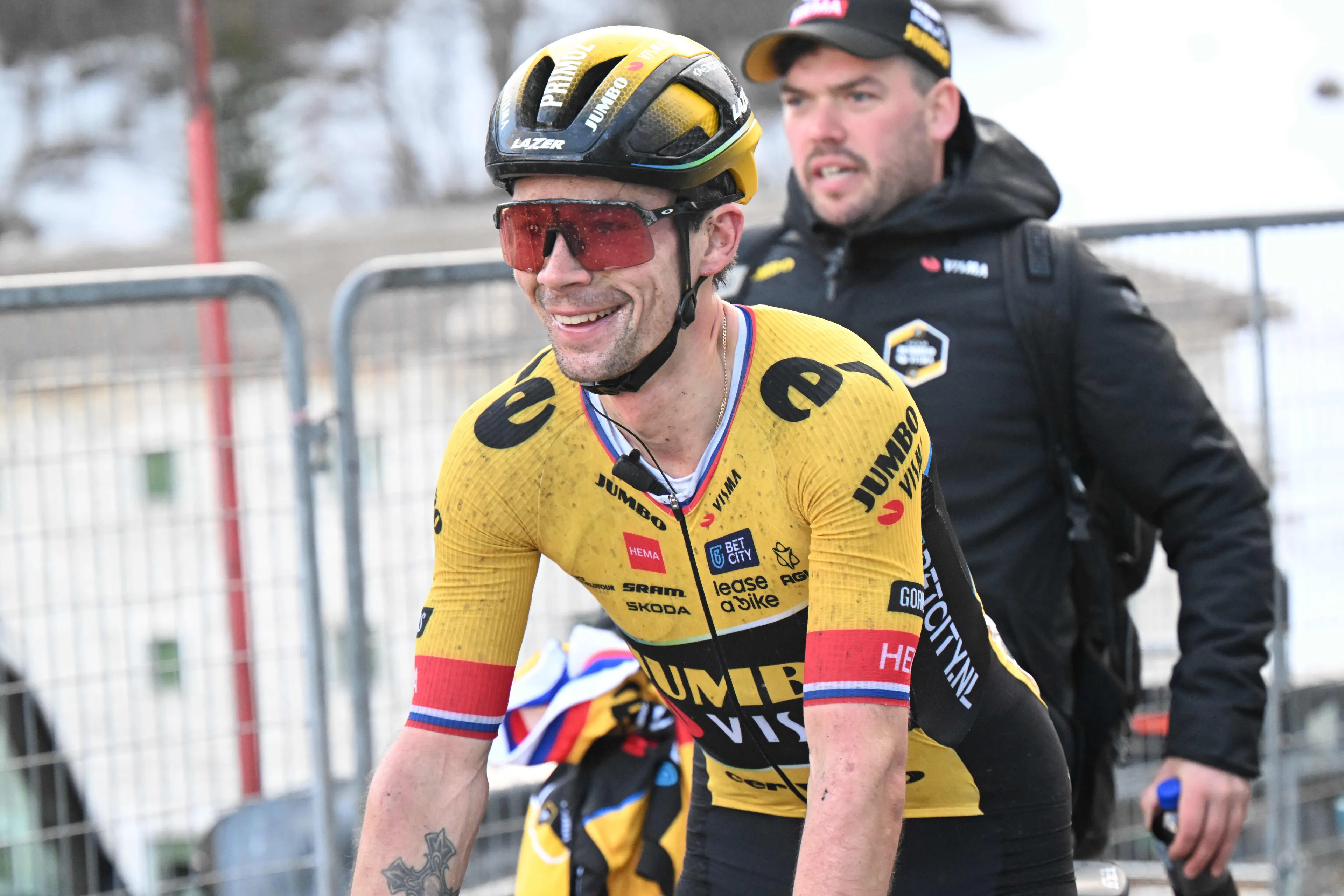 Primoz Roglic dedica a vitória no Giro dell'Emilia à sua família - "Eles apoiam-me sempre. Nos bons momentos, mas sobretudo nos maus momentos"