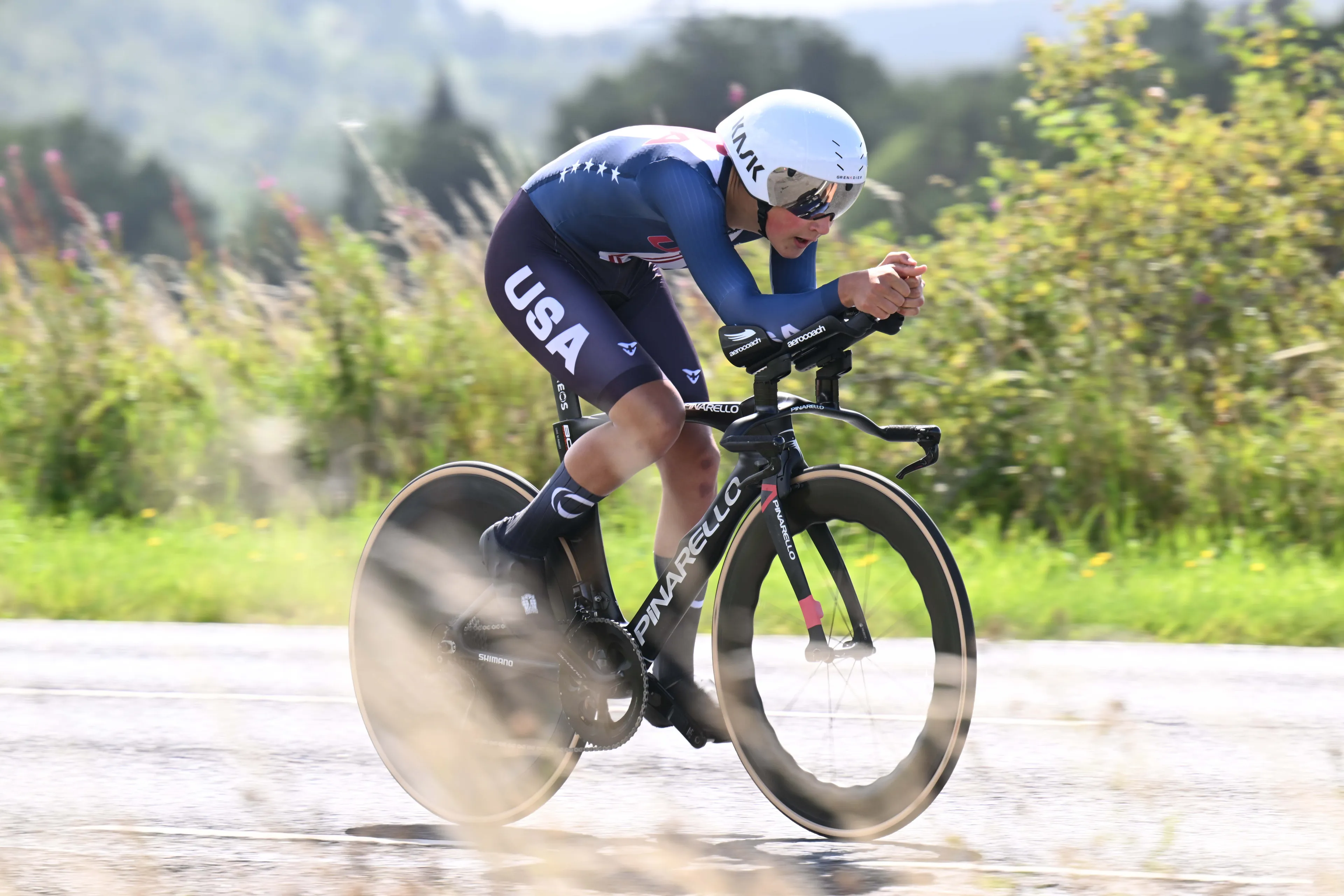 Andrew August, o novo prodígio da INEOS Grenadiers, tem grandes ambições para o futuro: "O meu objetivo é tornar-me num ciclista que possa competir nas Grandes Voltas"