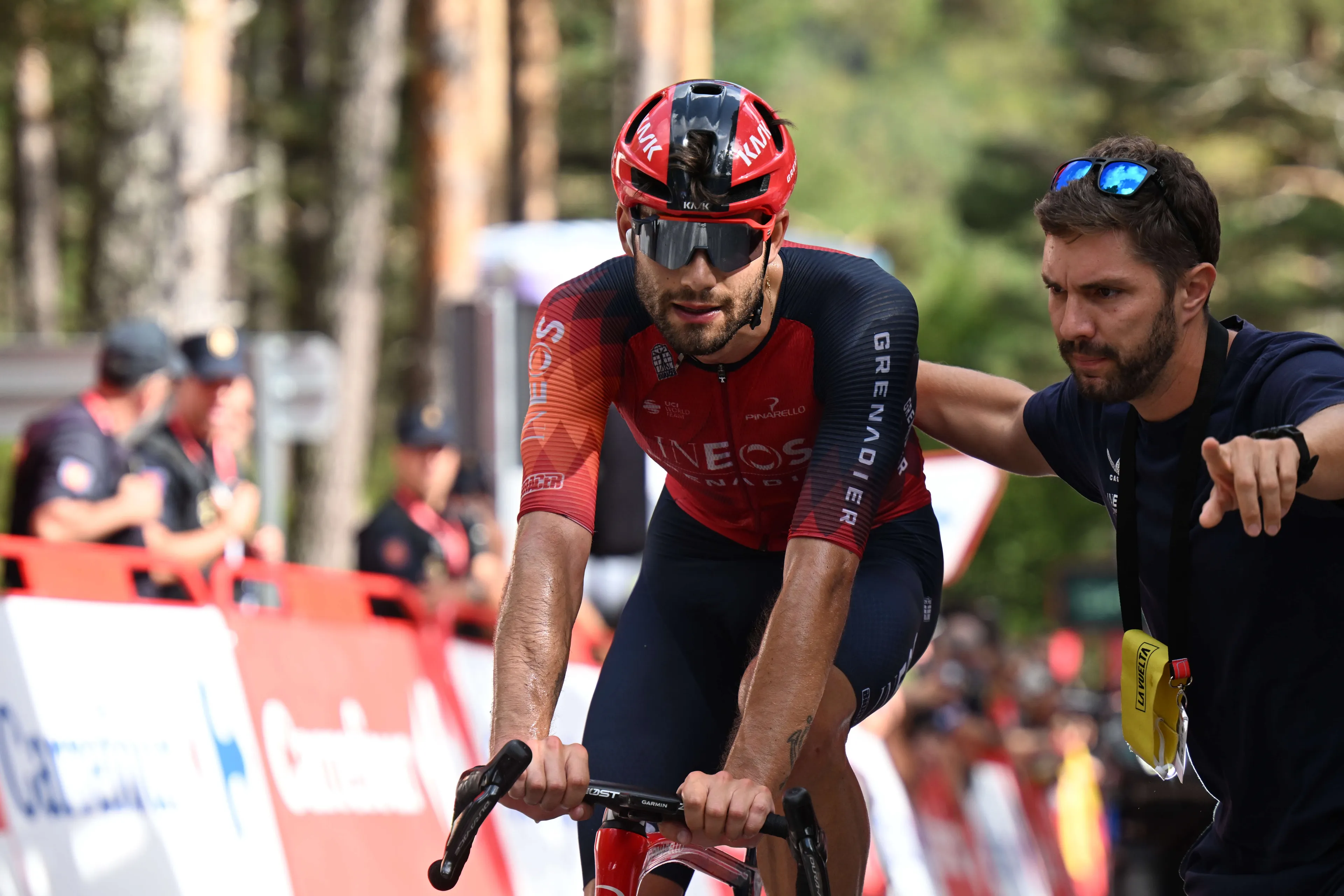"Fizemos uma boa corrida para o público de Madrid" -  Filippo Ganna, após novo 2º lugar de etapa na Volta à Espanha