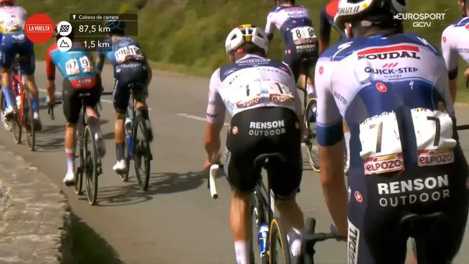 VIDEO: Remco Evenepoel dropped with 90km to go on stage 13 packed full of mountains at La Vuelta