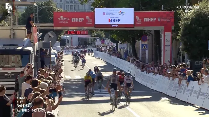 Nicolo Parisini takes first win of his career in shock result on stage 3 of the CRO Race