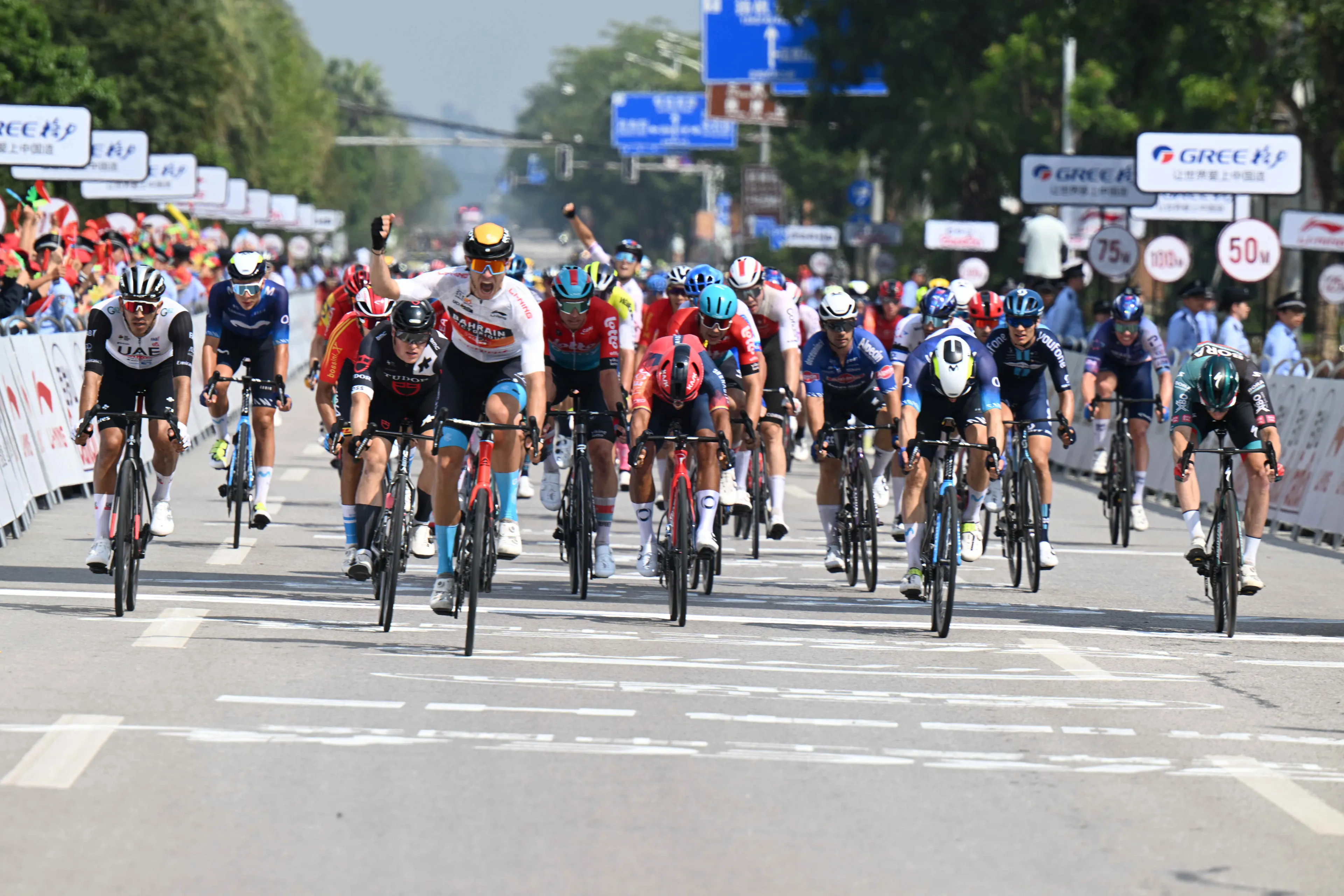 Tour of Guangxi: Jonathan Milan wins stage 2 and moves into race lead