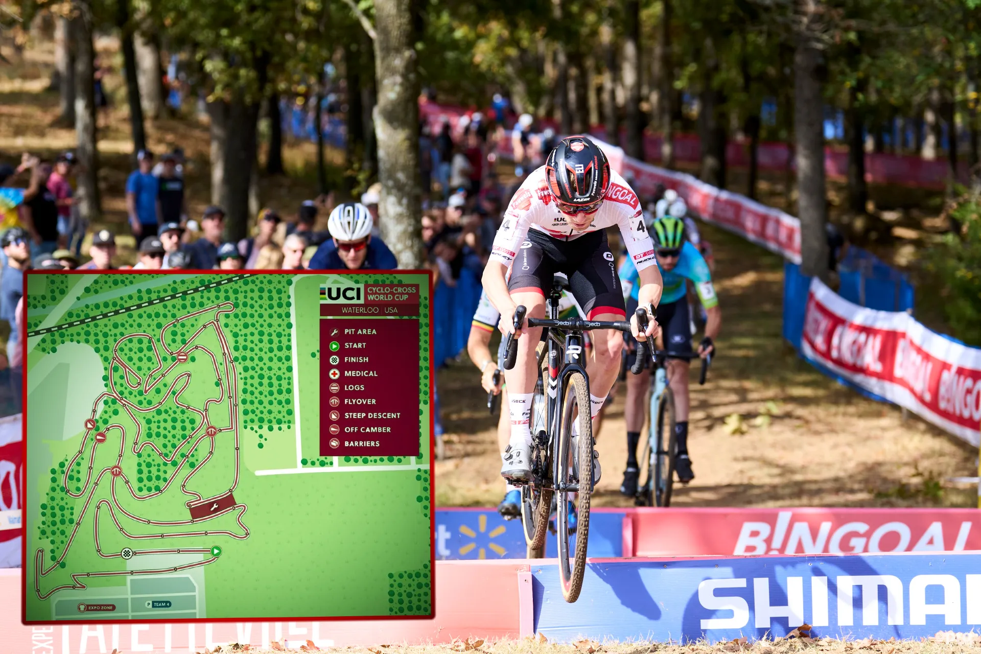 PREVIEW | Cyclocross Waterloo World Cup Men&Women - Favourites, Track, TV Guide & Poll