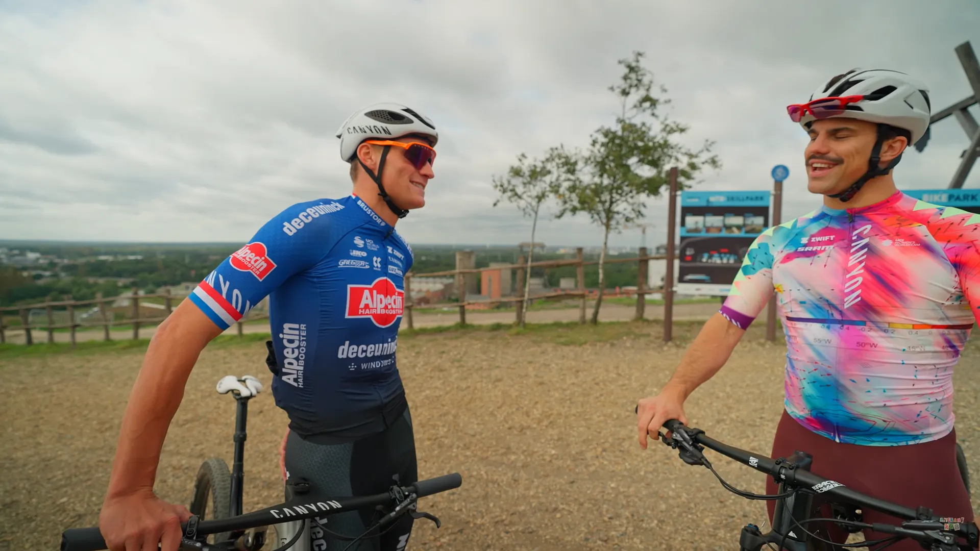 VIDEO: Mathieu van der Poel turns Mountain Bike instructor