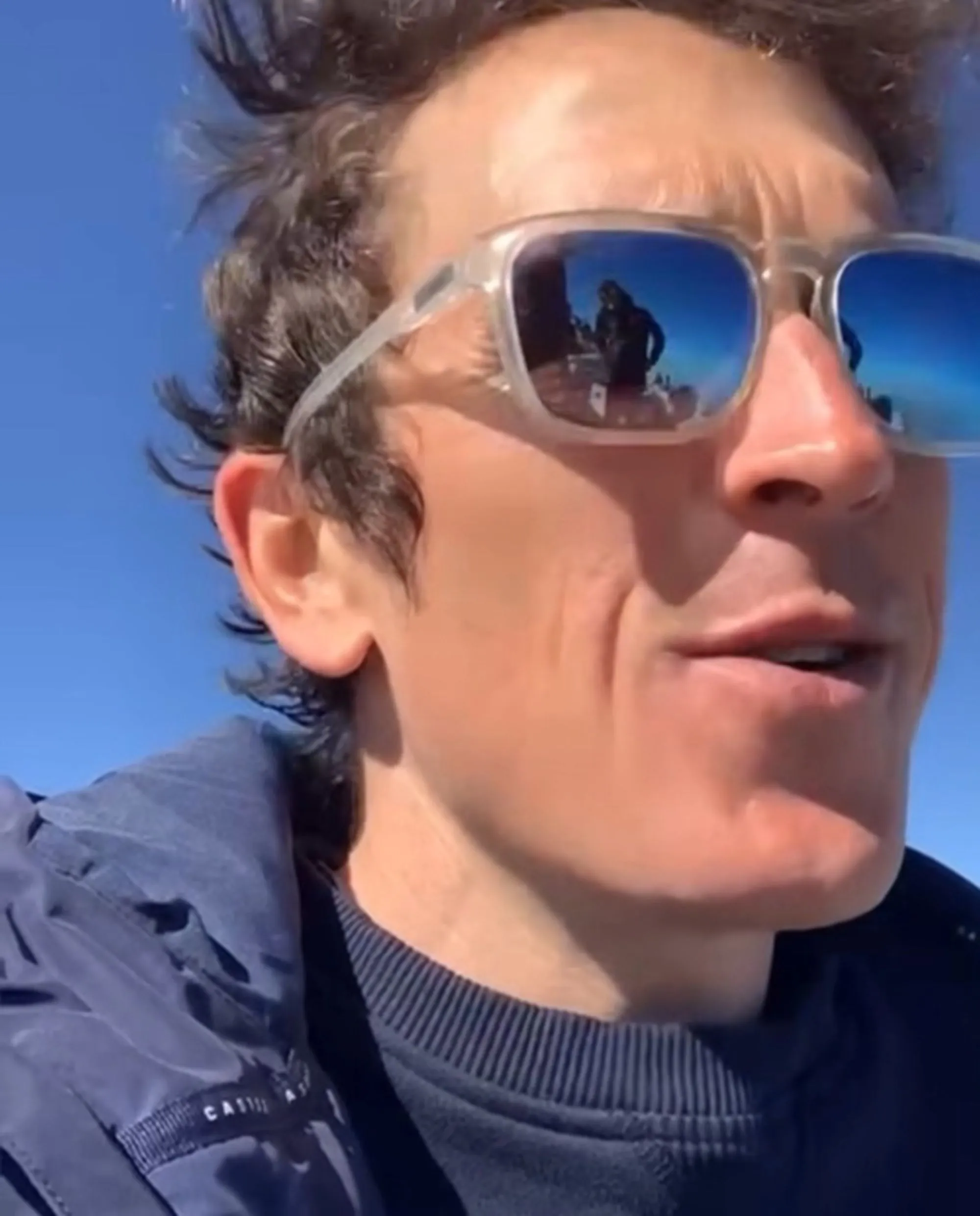 VÍDEO: Geraint Thomas chega ao cimo do Monte Teide "Esqueci-me da bandeira galesa"