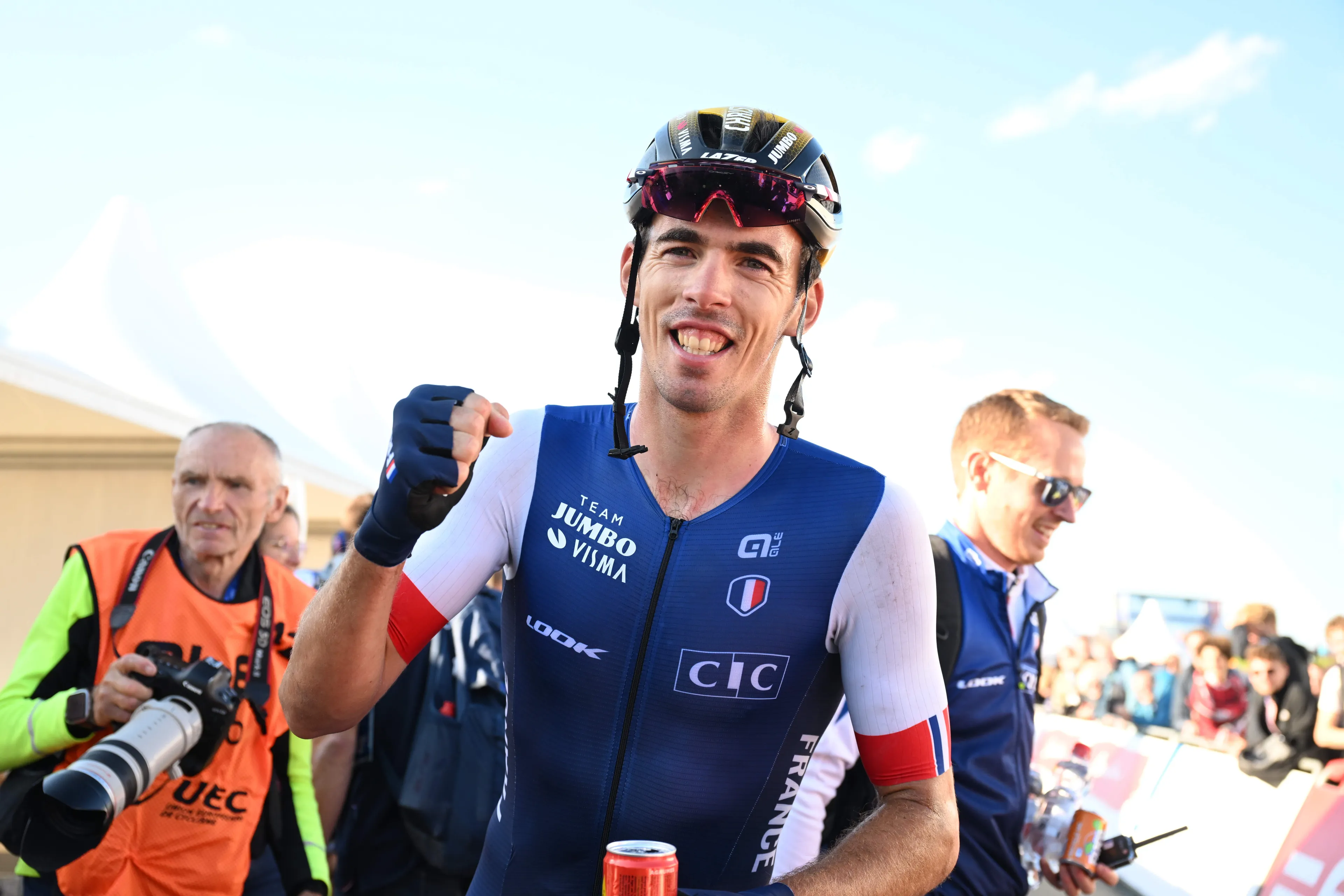 Christophe Laporte: "van der Poel e van Aert estão acima de todos nas grandes clássicas, mas os outros, eu sou capaz de os vencer"