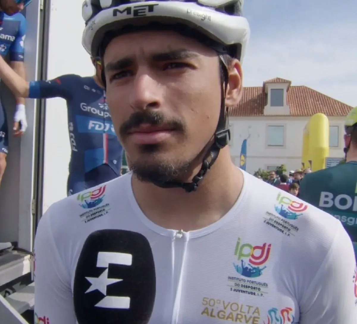António Morgado após o impressionante 2º lugar na Le Samyn: "Não gosto deste tipo de corridas. Mas estou contente com o 2º lugar"